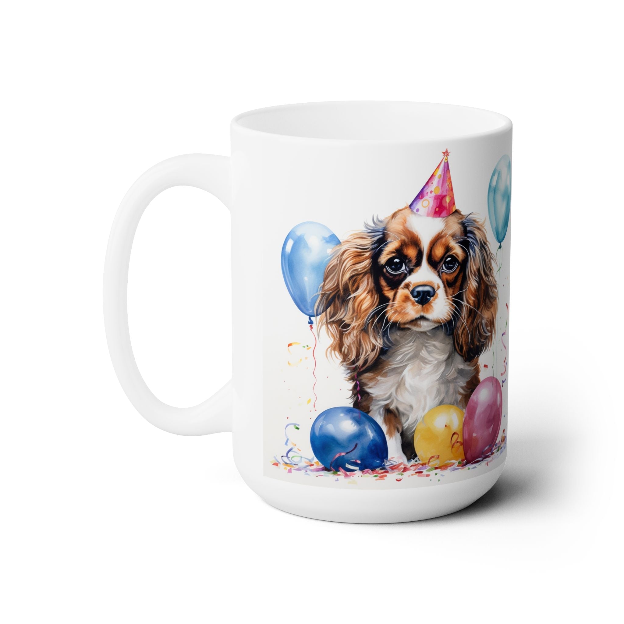 Cavie Celebration Mug - Cavalier King Charles Spaniel Birthday Gift - Darwin & Rose