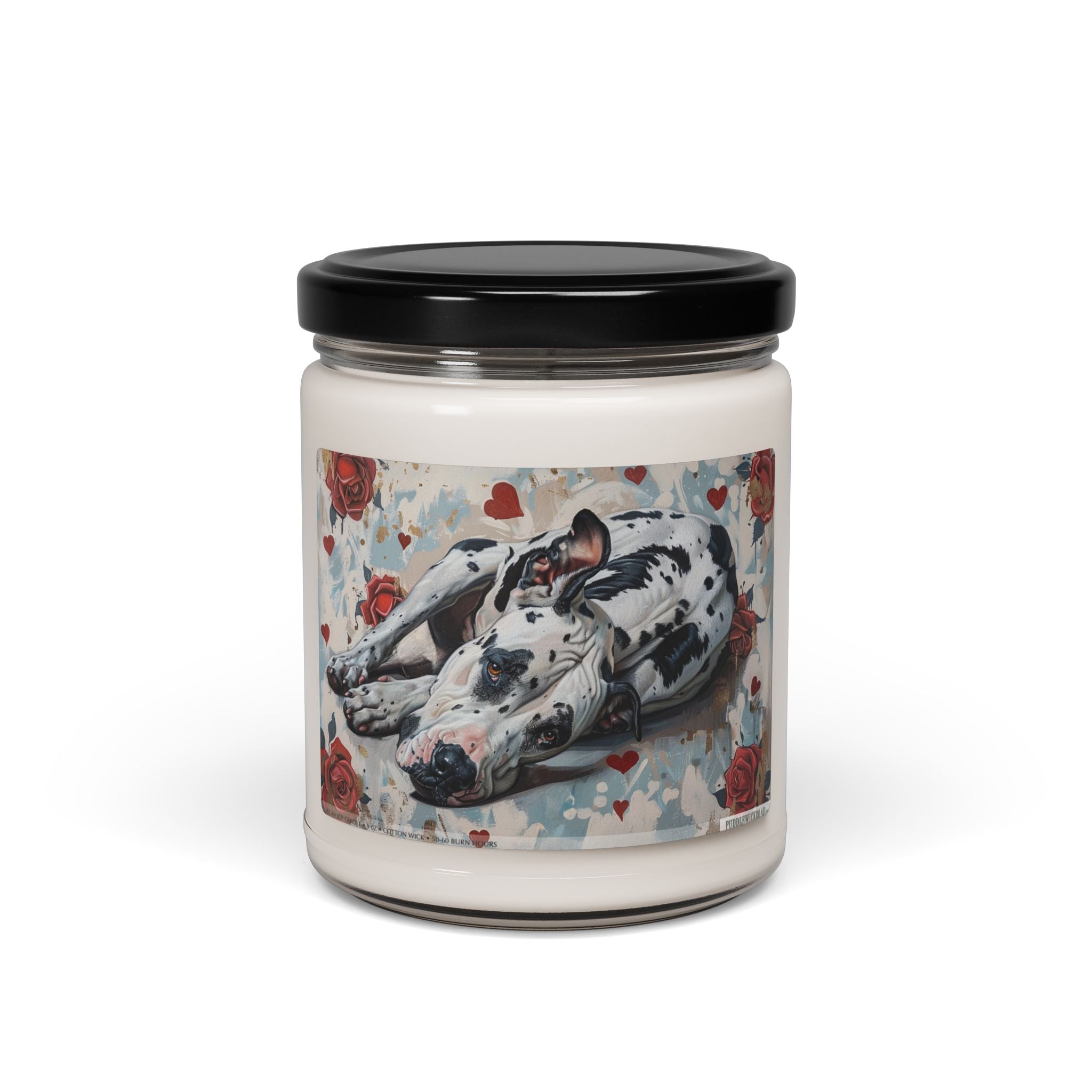Spotted Great Dane Candle - Heartwarming Pet Lover Gift - Darwin & Rose