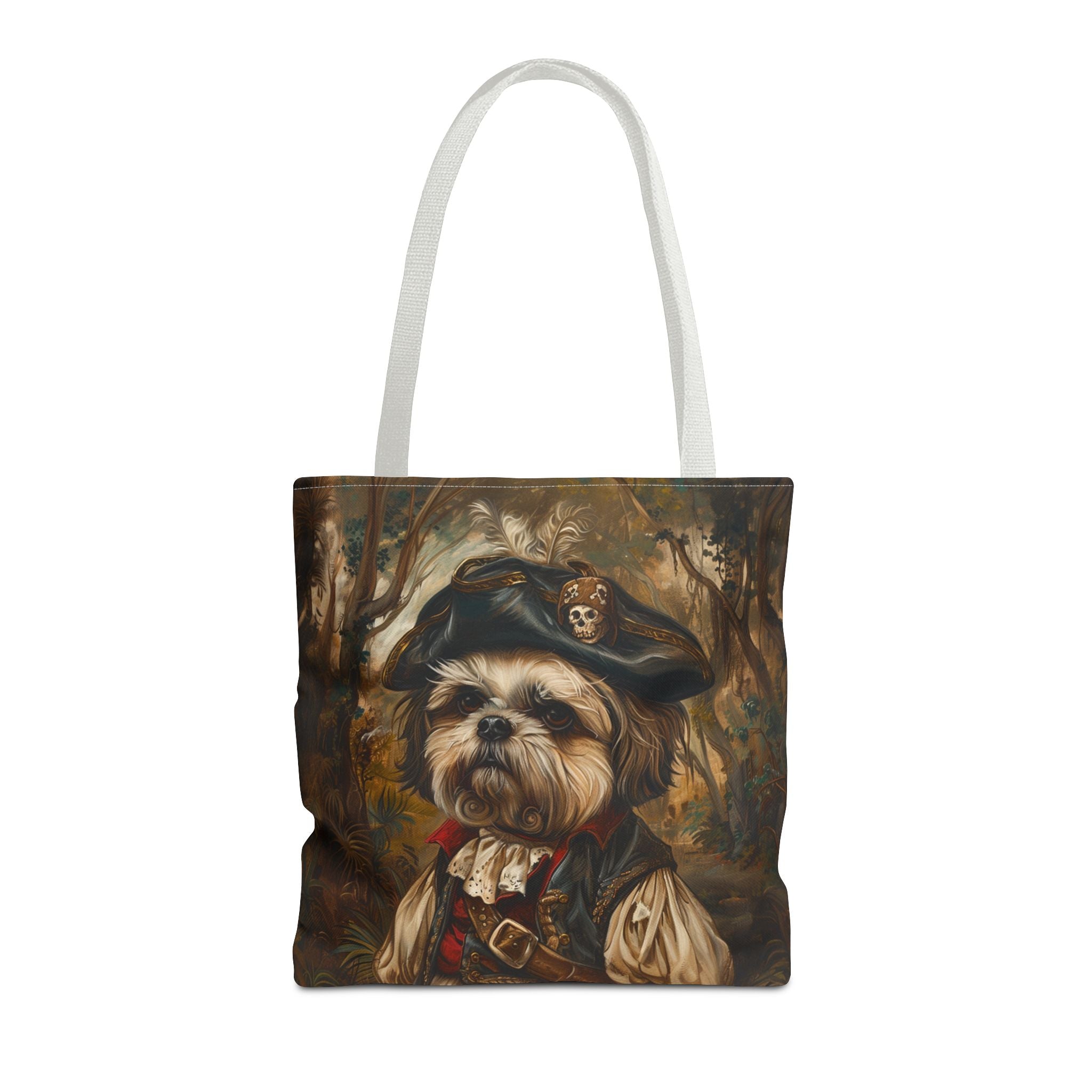 Shih Tzu Pirate Tote Bag, Eco-Friendly Canvas for Dog Lovers - Darwin & Rose