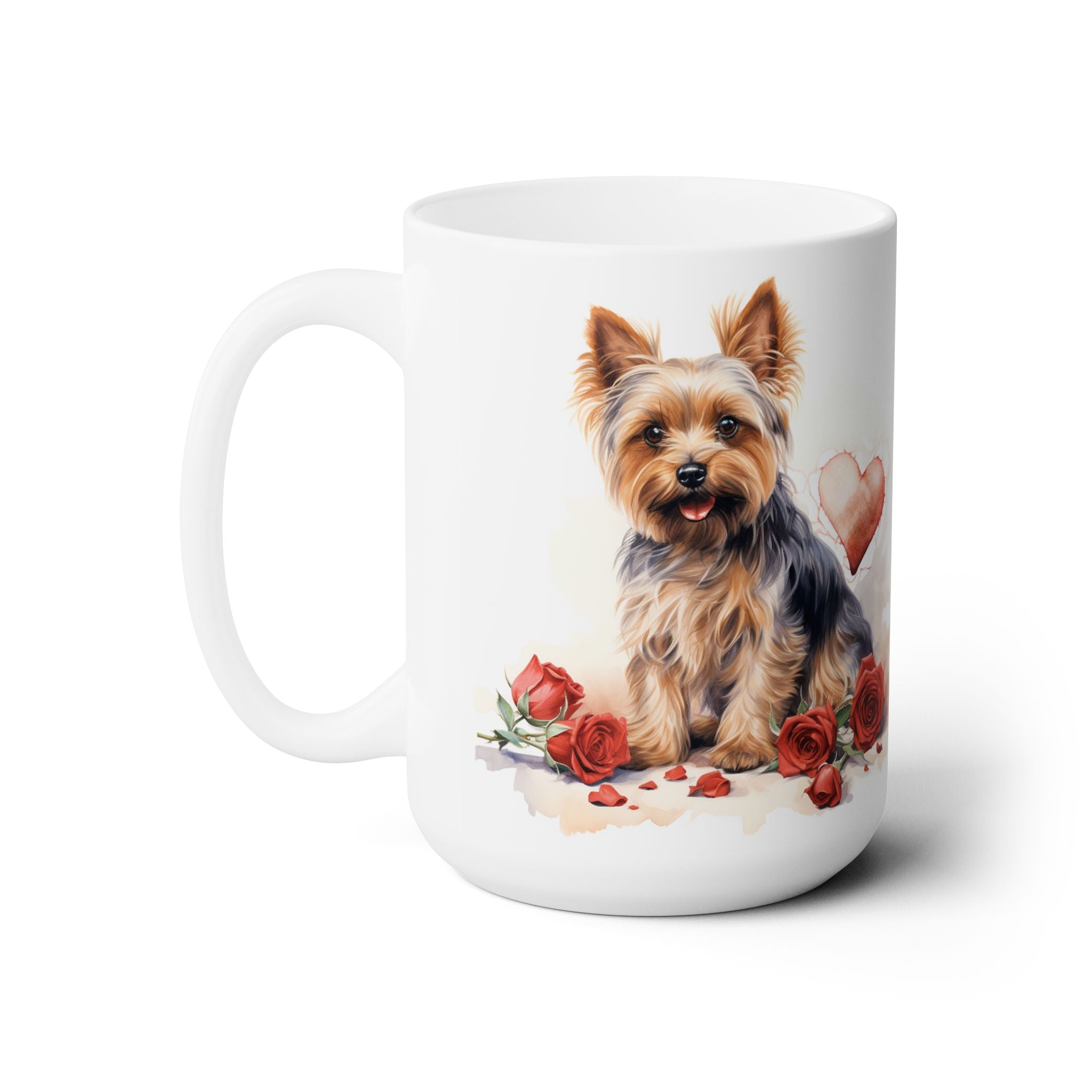 Yorkie Lover Valentine's Day Mug - Yorkshire Terrier Gift Cup - Darwin & Rose