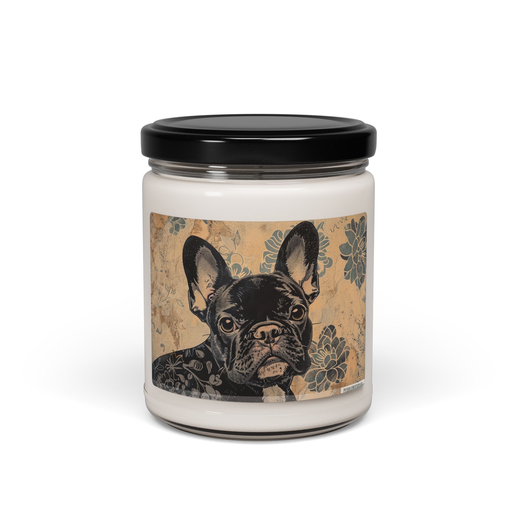 French Bulldog Vintage Soy Candle - Dog Lover Gift - Darwin & Rose