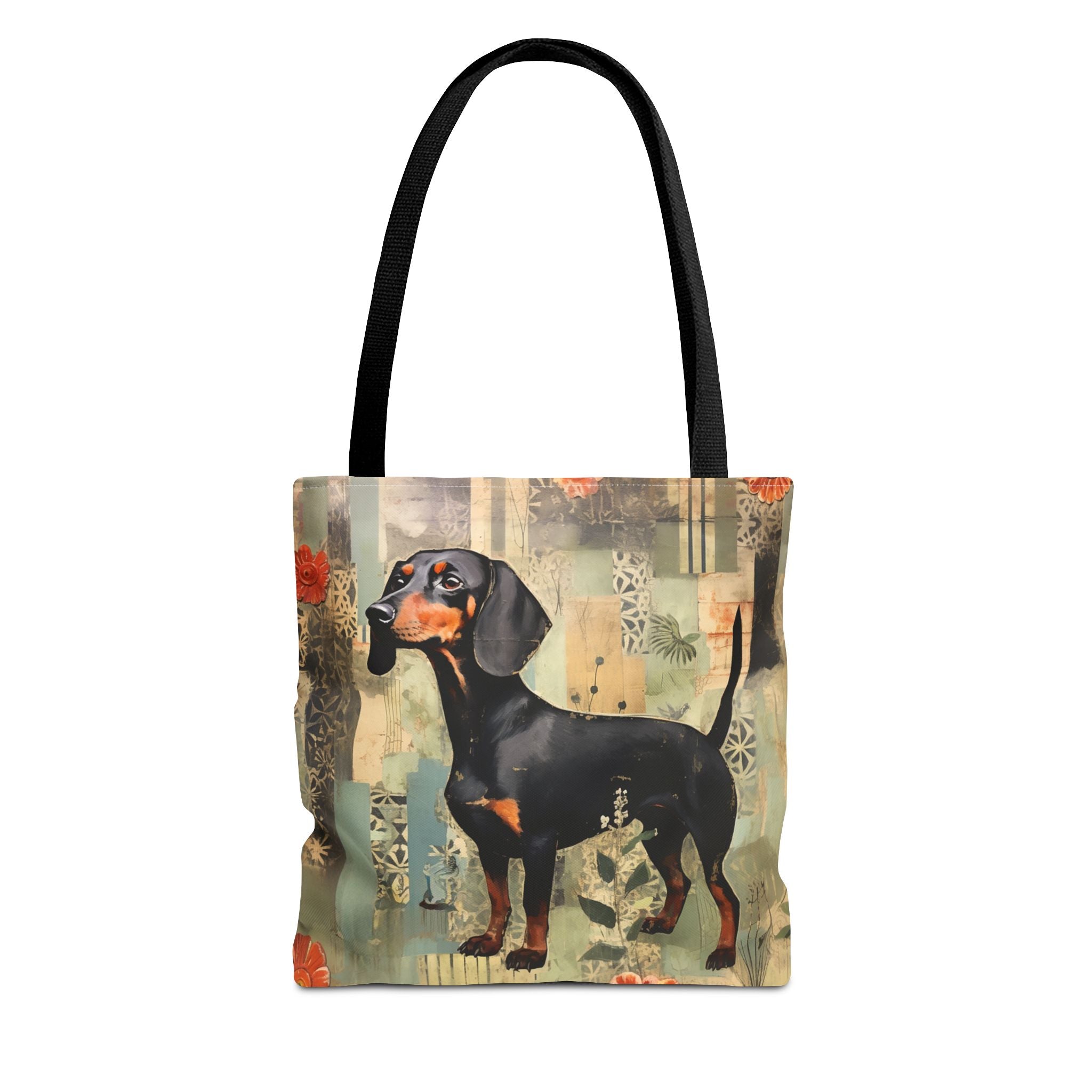 Charming Dachshund Art Tote Bag - Eco-Friendly Canvas for Dog Lovers - Darwin & Rose