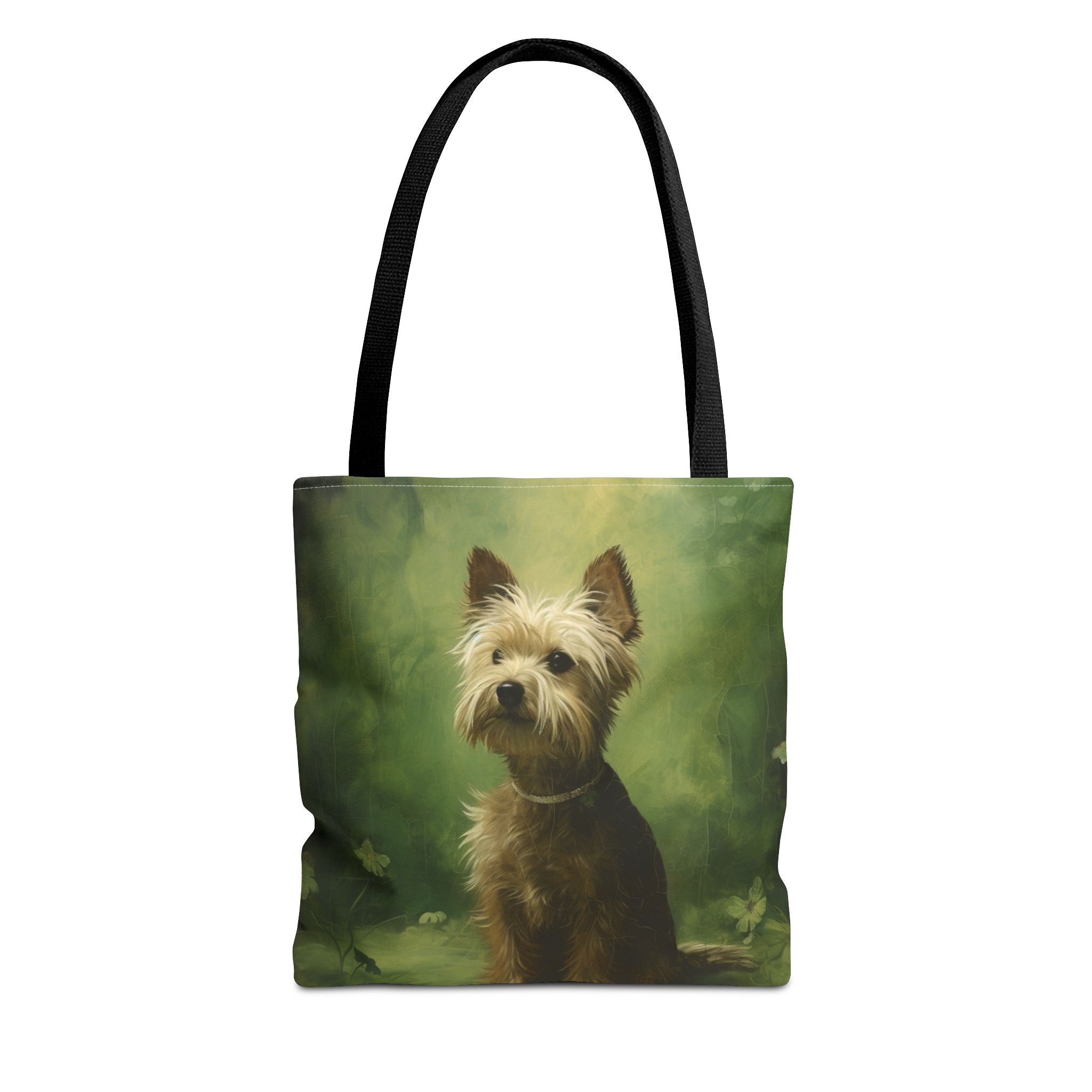 Yorkie Tote Bag - Eco-Friendly Canvas with Meadow Walk Design - Darwin & Rose