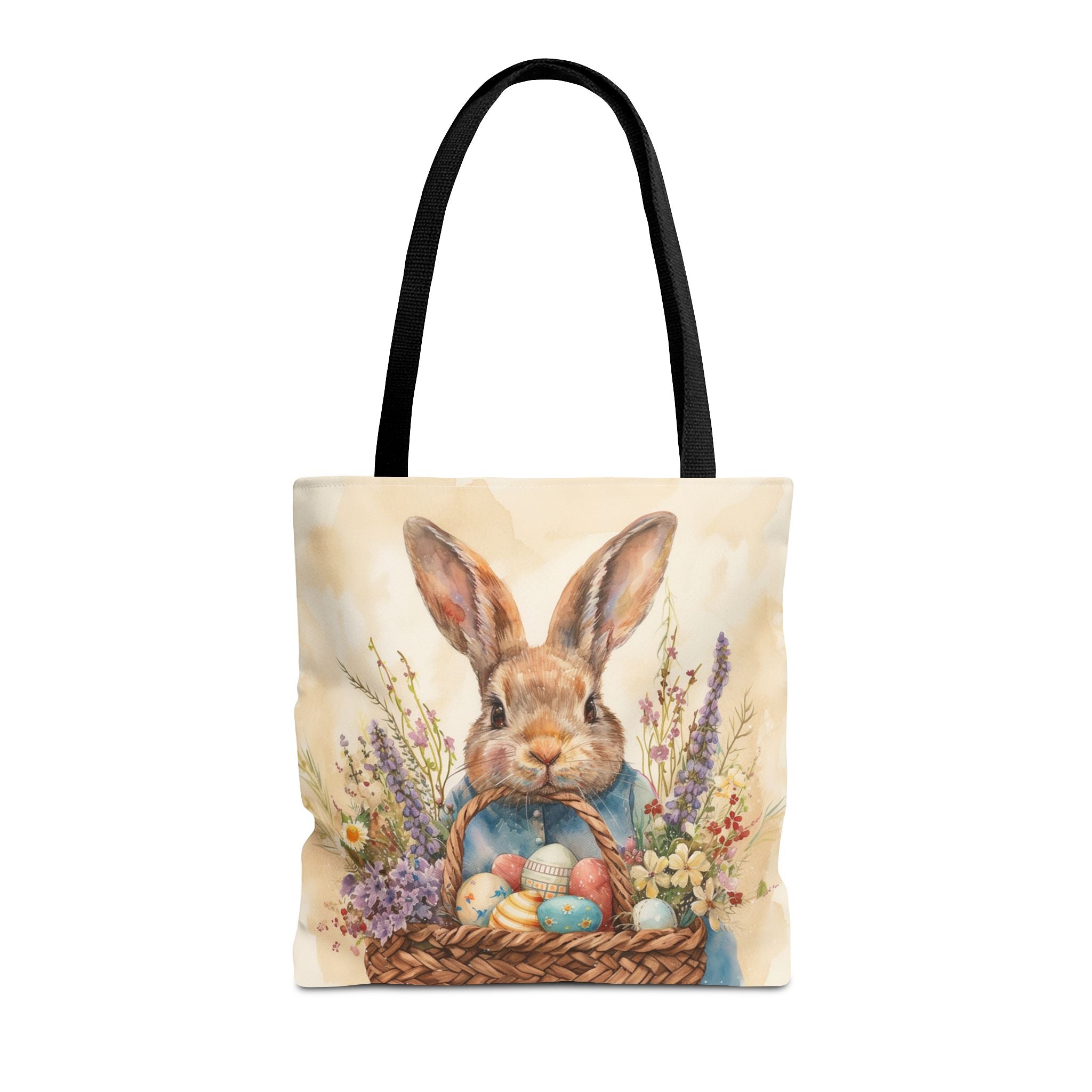 Easter Bunny Floral Market Tote Bag, Eco-Friendly & Stylish Gift - Darwin & Rose