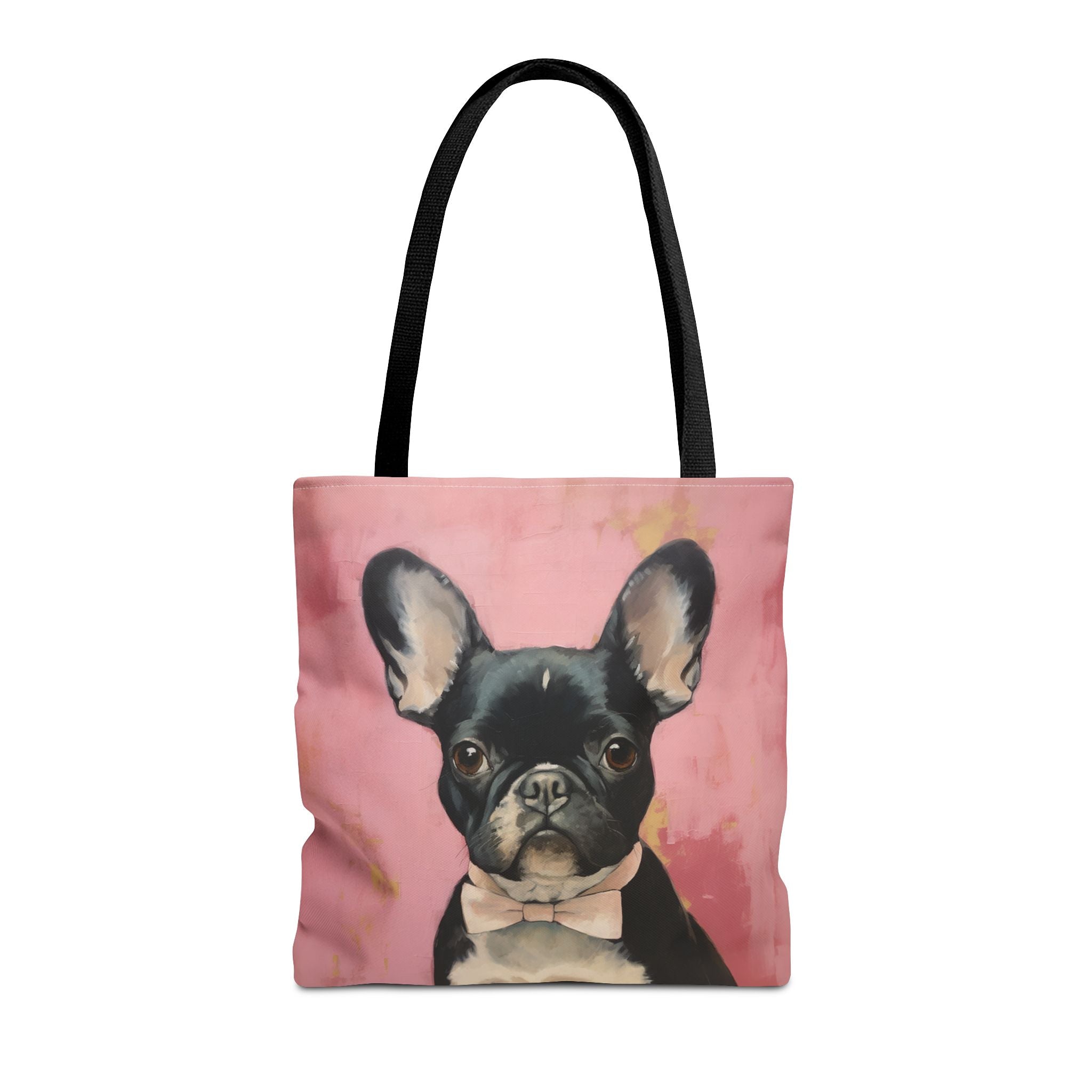 Elegant Frenchie Canvas Tote Bag - Stylish Gift for Dog Lovers - Darwin & Rose