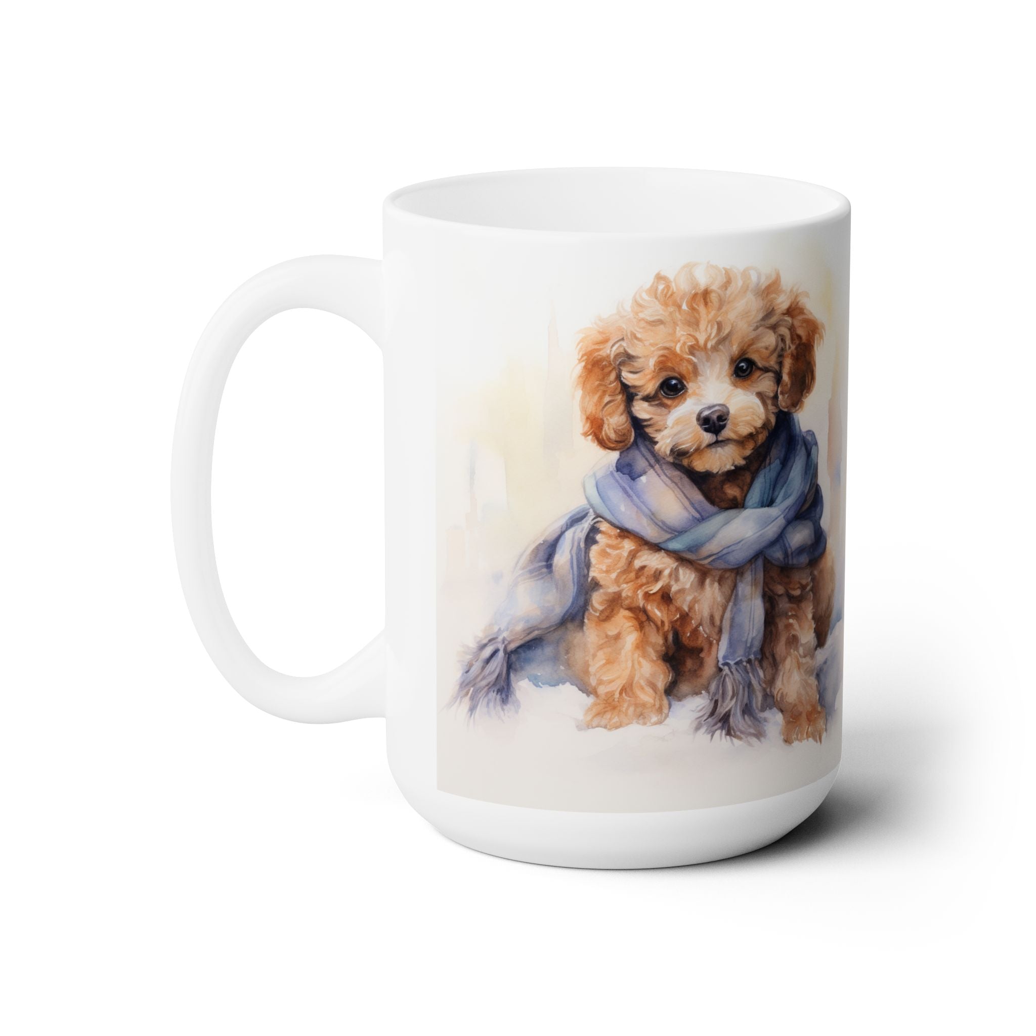 Poodle Pals Winter Mug - Cozy Coffee Companion for Dog Lovers - Darwin & Rose