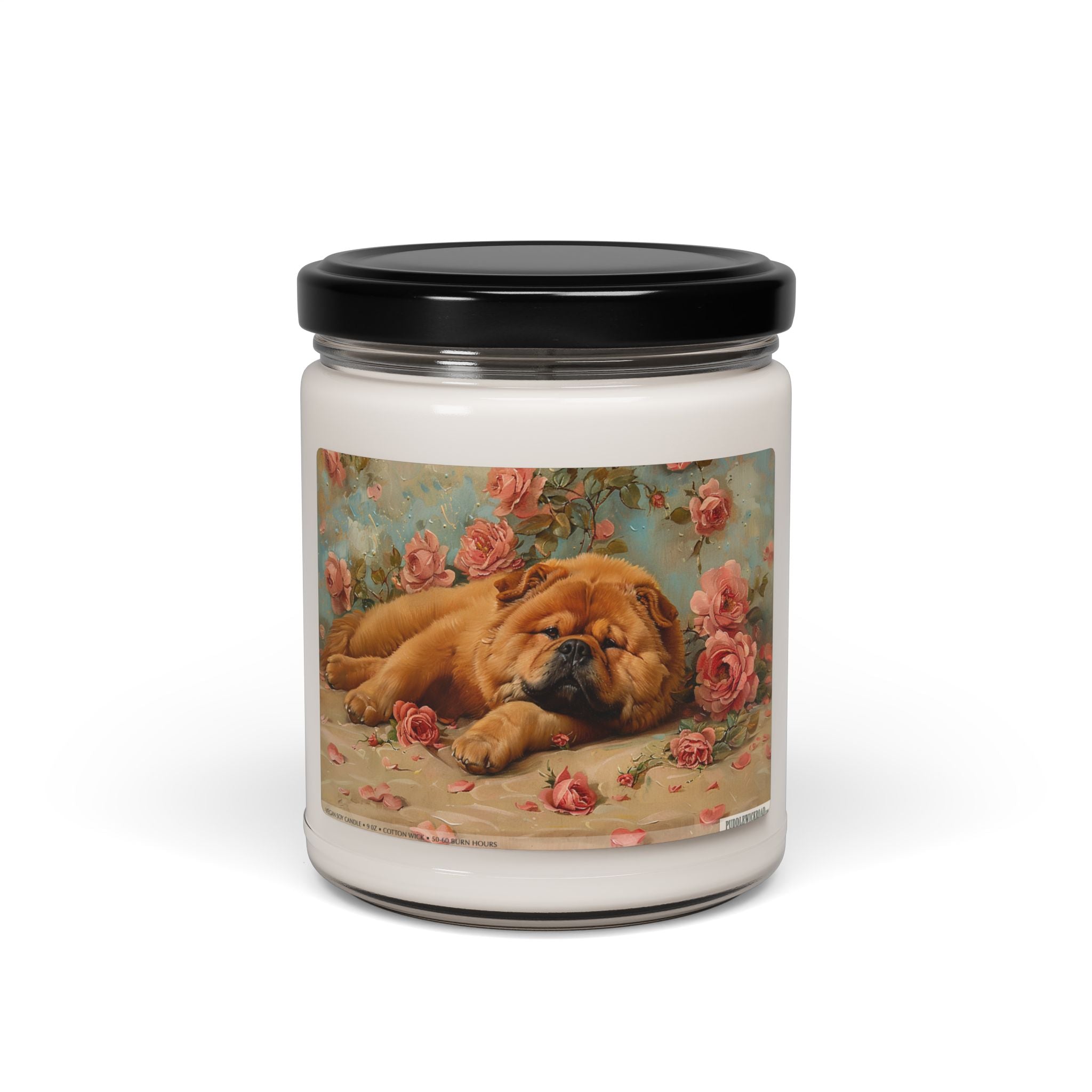 Charming Chow-Chow Vintage Candle - Pet Lover Gift - Darwin & Rose
