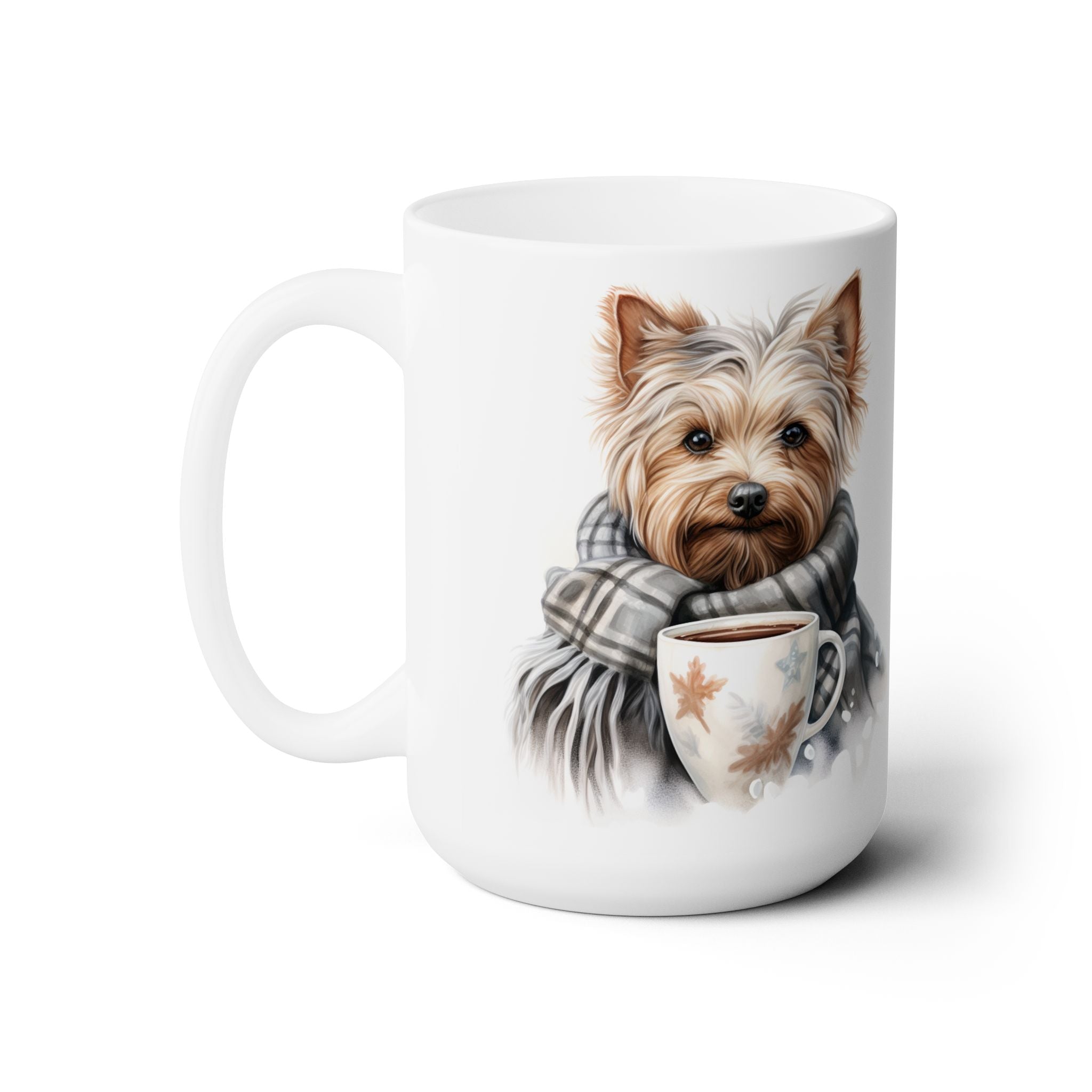 Cozy Yorkie Mug - Adorable Yorkshire Terrier Coffee Cup for Dog Lovers - Darwin & Rose