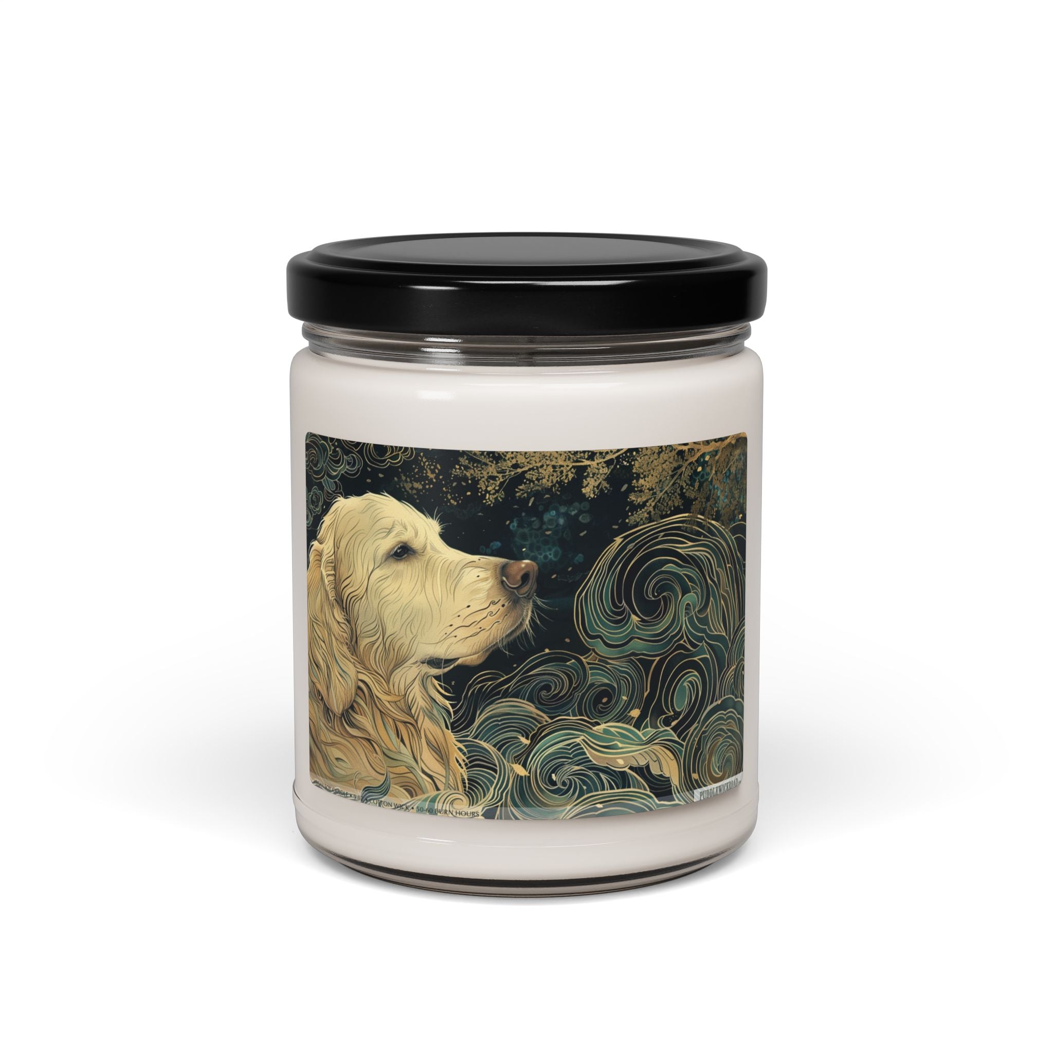 Golden Retriever Memorial Candle - Artistic Pet Lover Gift - Darwin & Rose
