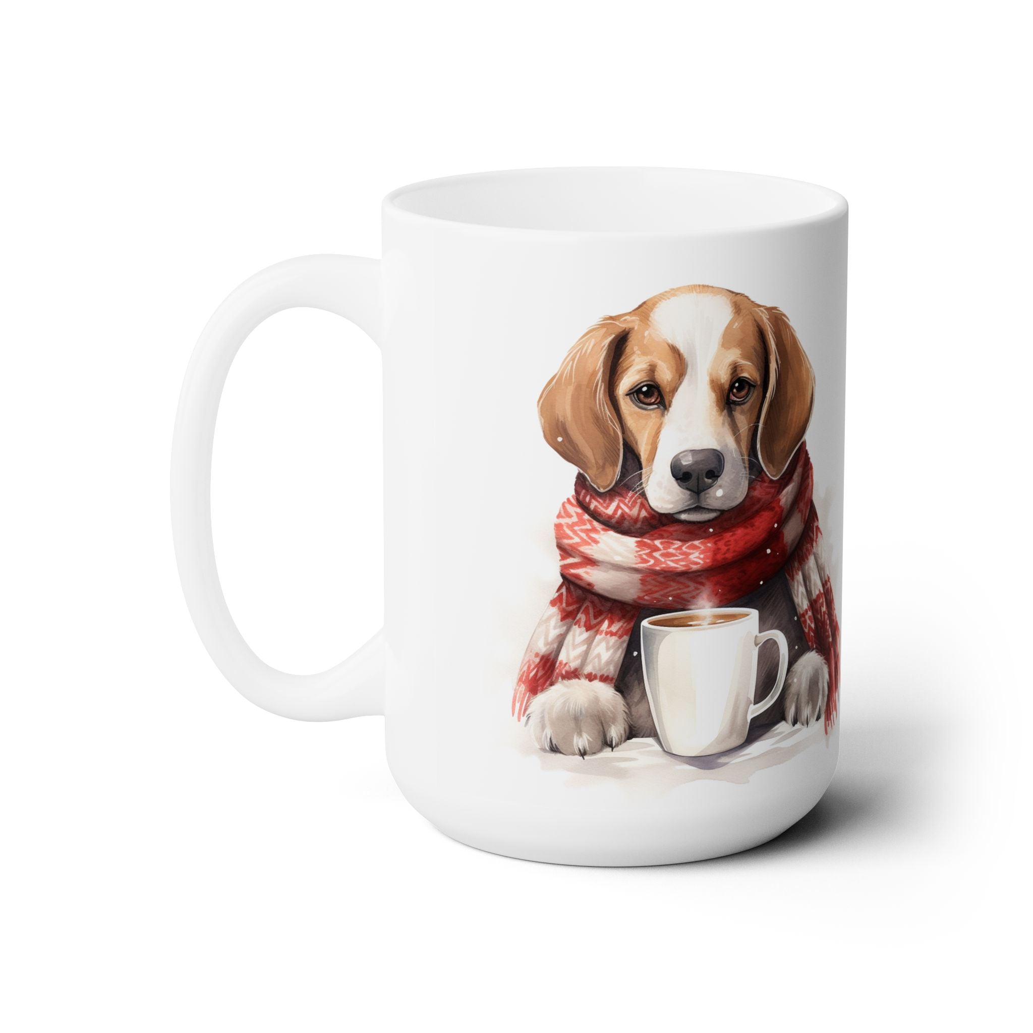 Beagle Cozy Winter Mug - Festive Dog Lover Gift Idea - Darwin & Rose