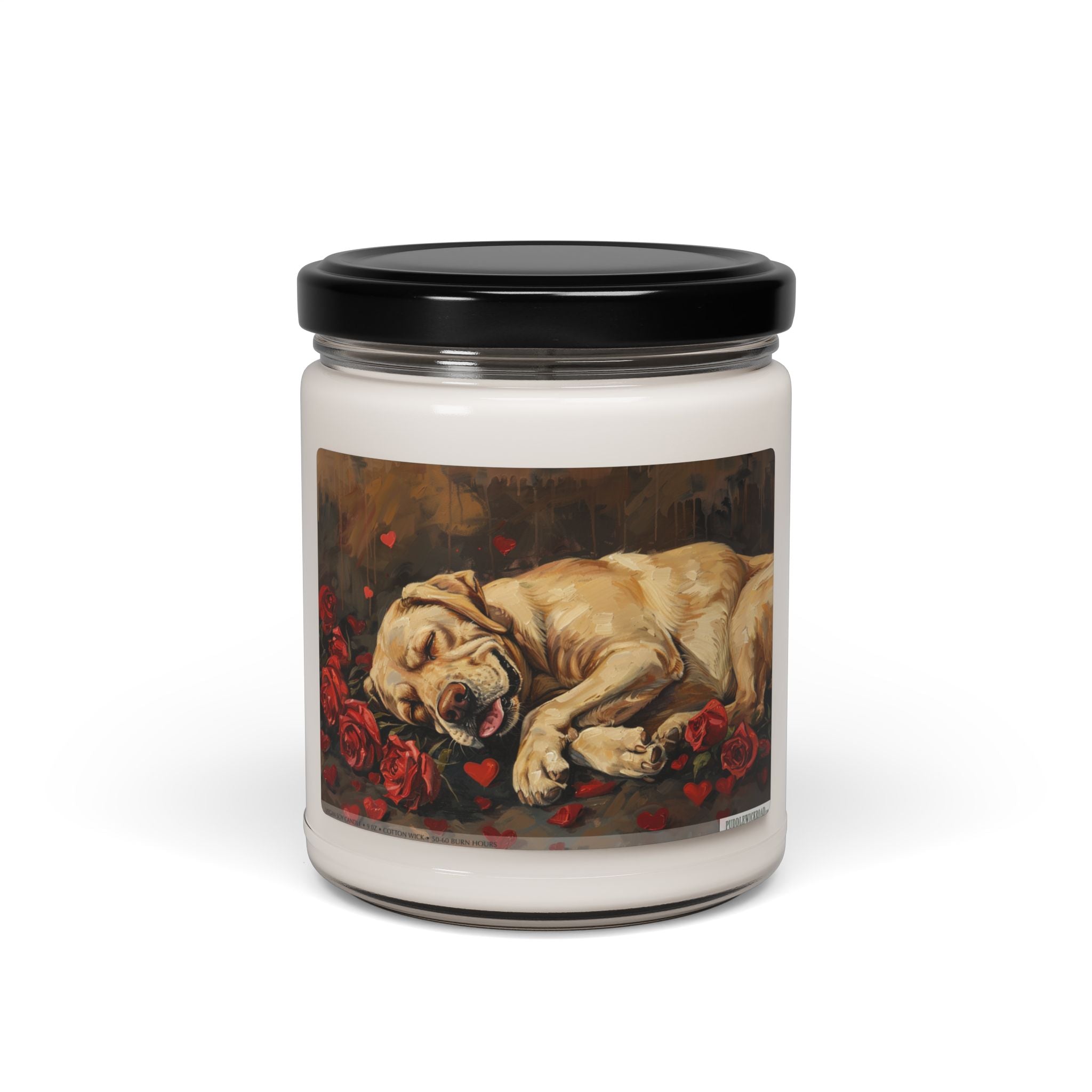 Golden Labrador Love Soy Candle - Dog-Inspired Gift & Memorial - Darwin & Rose