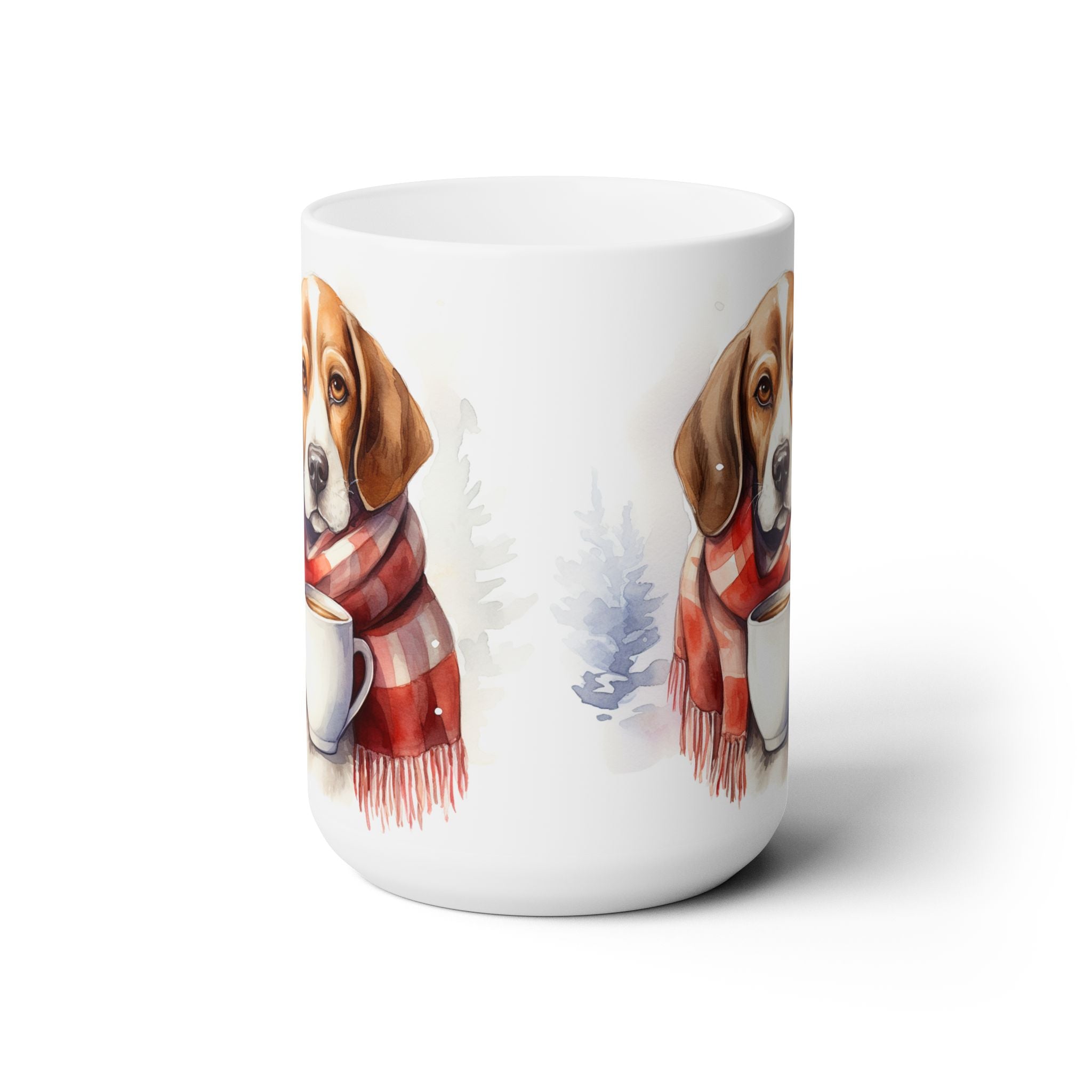 Beagle Lover's Cozy Winter Mug - Perfect Gift for Dog Moms - Darwin & Rose
