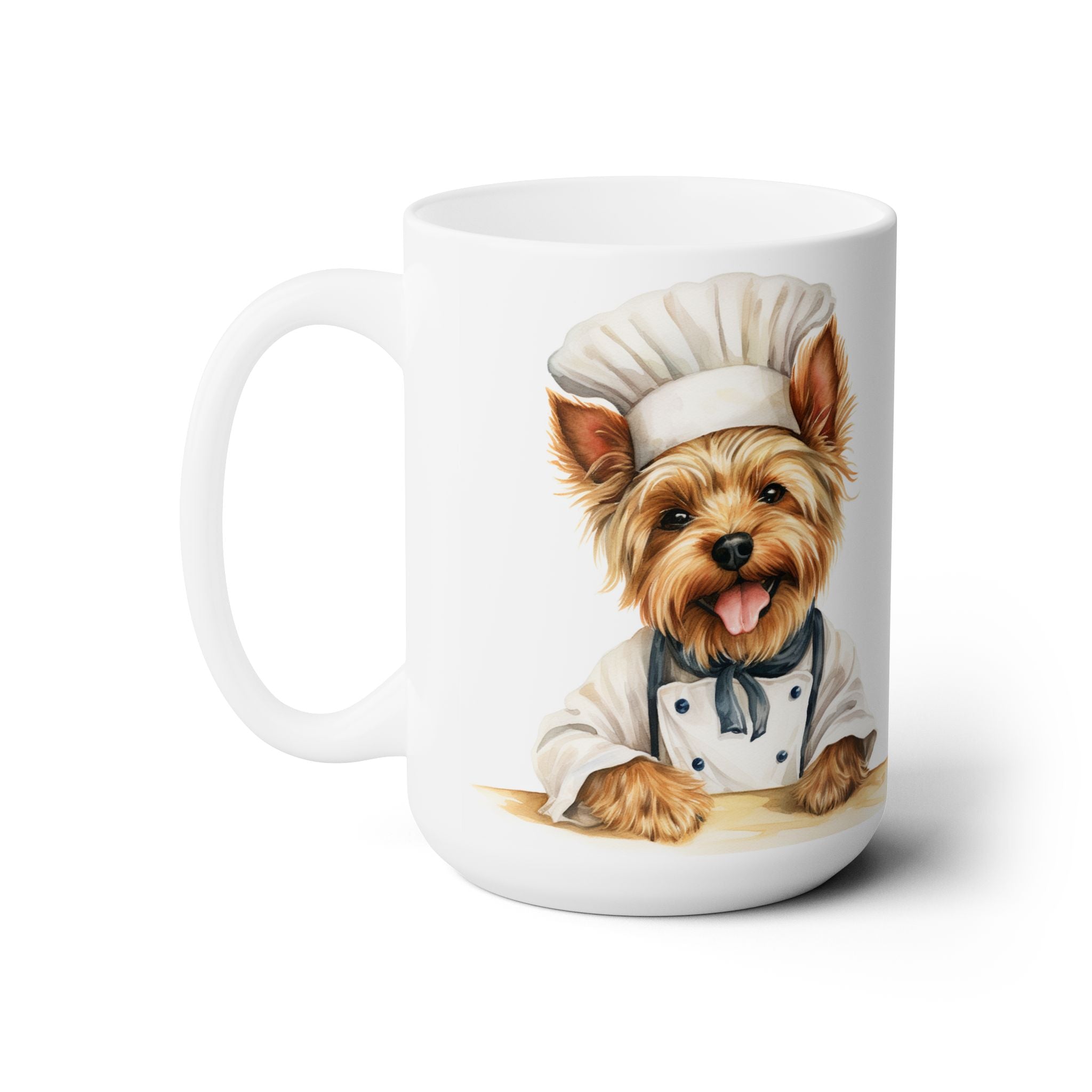 Yorkie Chef Mug - Adorable Yorkshire Terrier Coffee Cup for Dog Lovers - Darwin & Rose