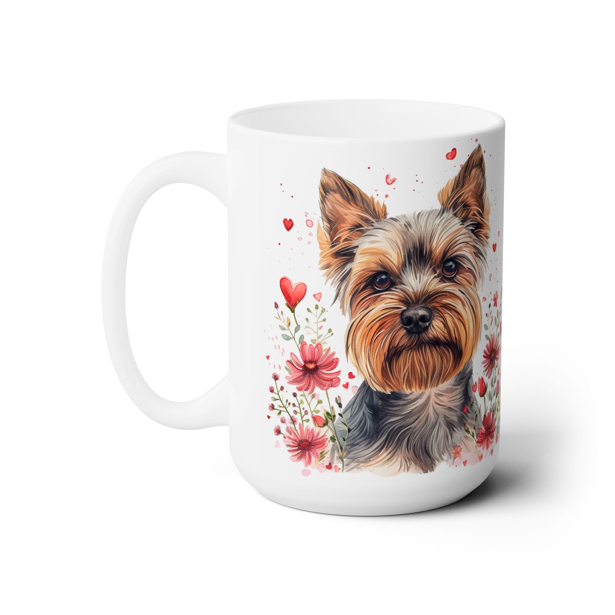Yorkie Love Mug - Yorkshire Terrier Design for Dog Lovers - Darwin & Rose
