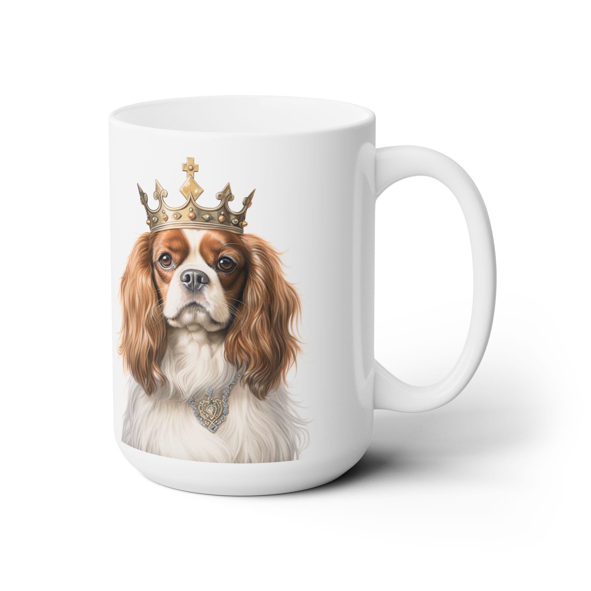 Cavalier King Charles Spaniel Royal Mug | Crowned Cavie Coffee Cup - Darwin & Rose