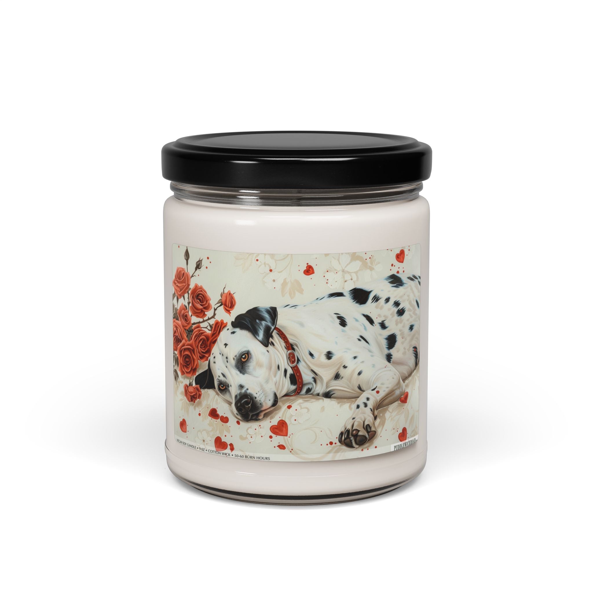 Dalmatian Love Candle - Heartfelt Gift for Dog Lovers - Darwin & Rose