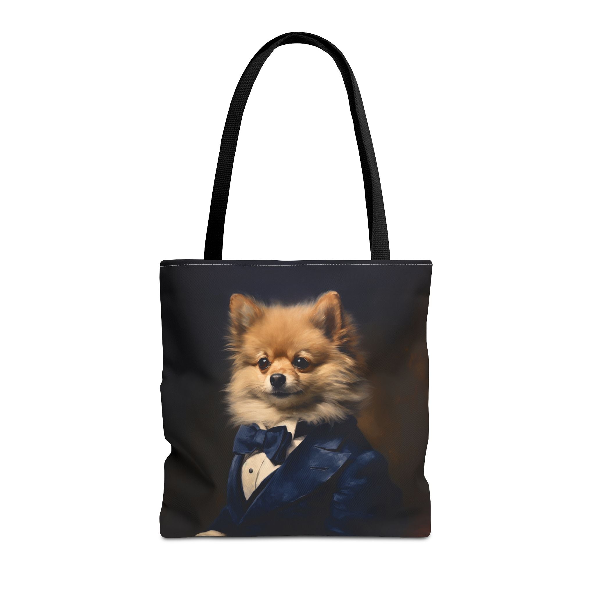 Regal Pomeranian Canvas Tote Bag - Elegant Design for Dog Lovers - Darwin & Rose