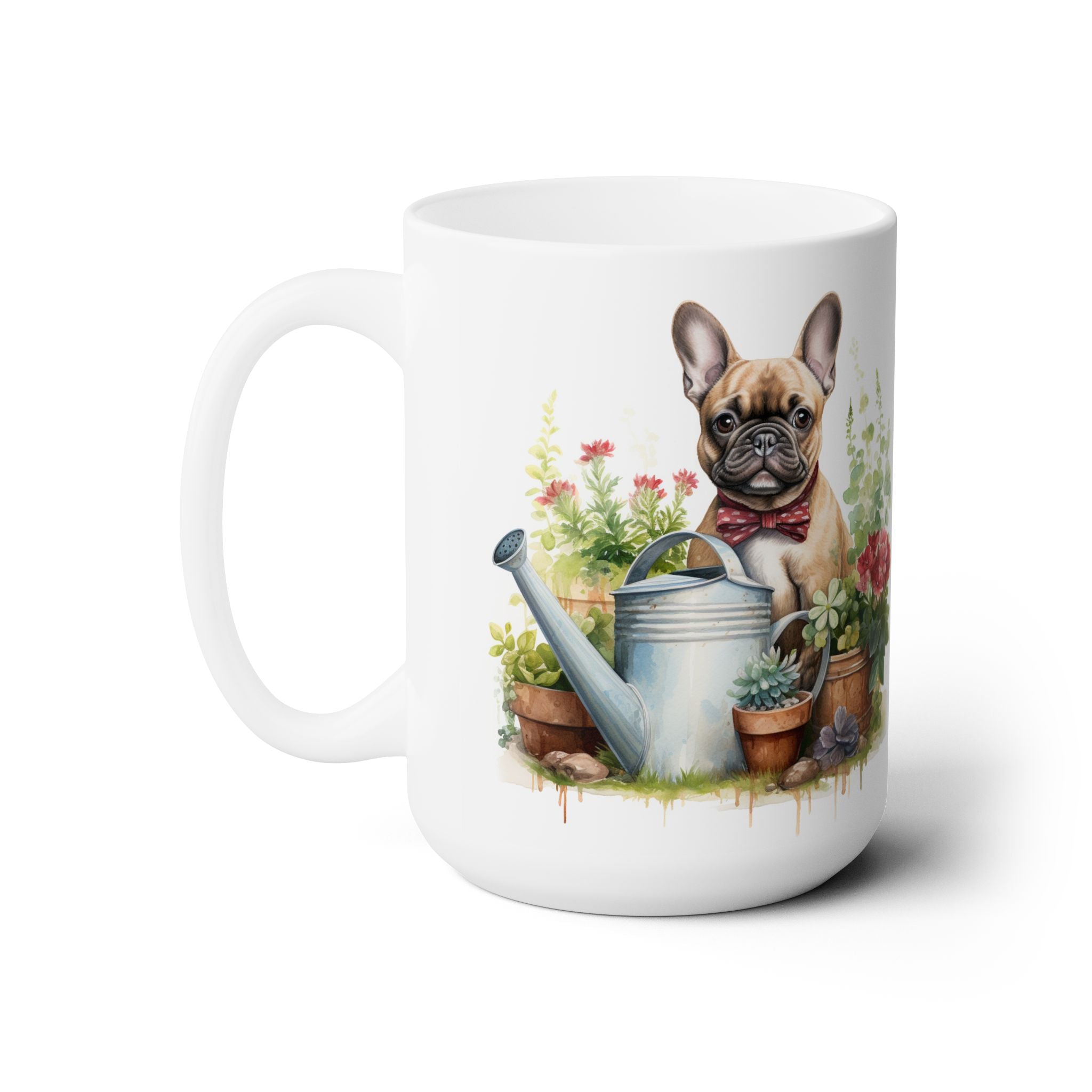 Frenchie Gardener Mug - Adorable French Bulldog Gift for Dog Lovers - Darwin & Rose