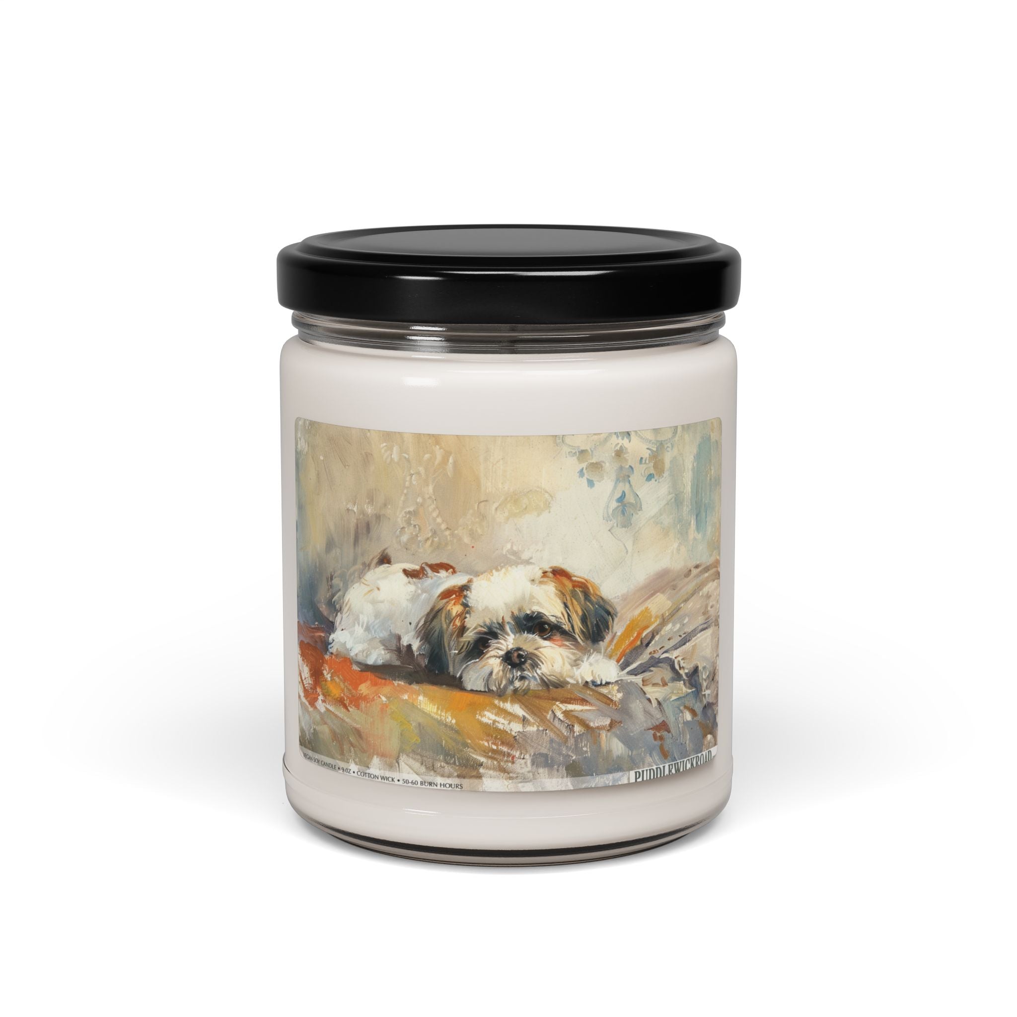 Shih Tzu Serenity Candle - Hand-Poured Soy Gift for Dog Lovers - Darwin & Rose