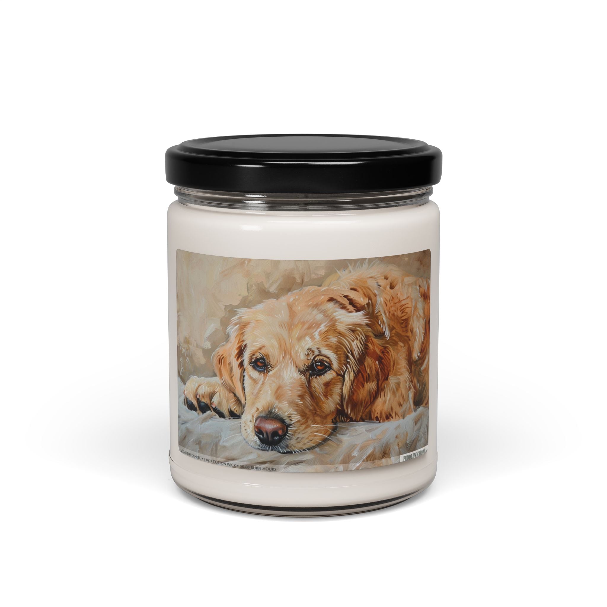 Golden Retriever Soy Candle - Cozy Gift for Dog Lovers and Pet Parents - Darwin & Rose