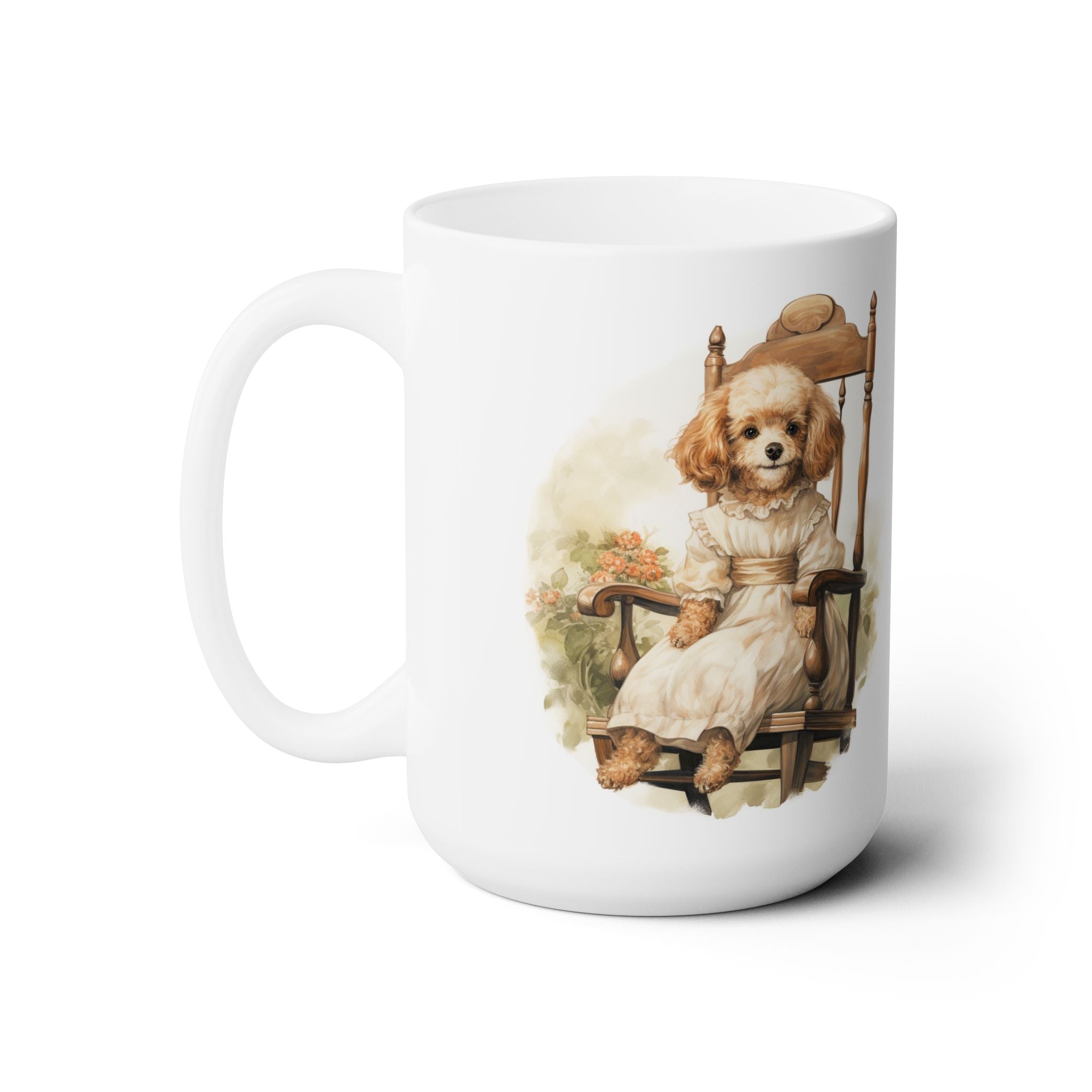 Elegant Vintage Poodle Coffee Mug - Perfect Gift for Dog Lovers - Darwin & Rose