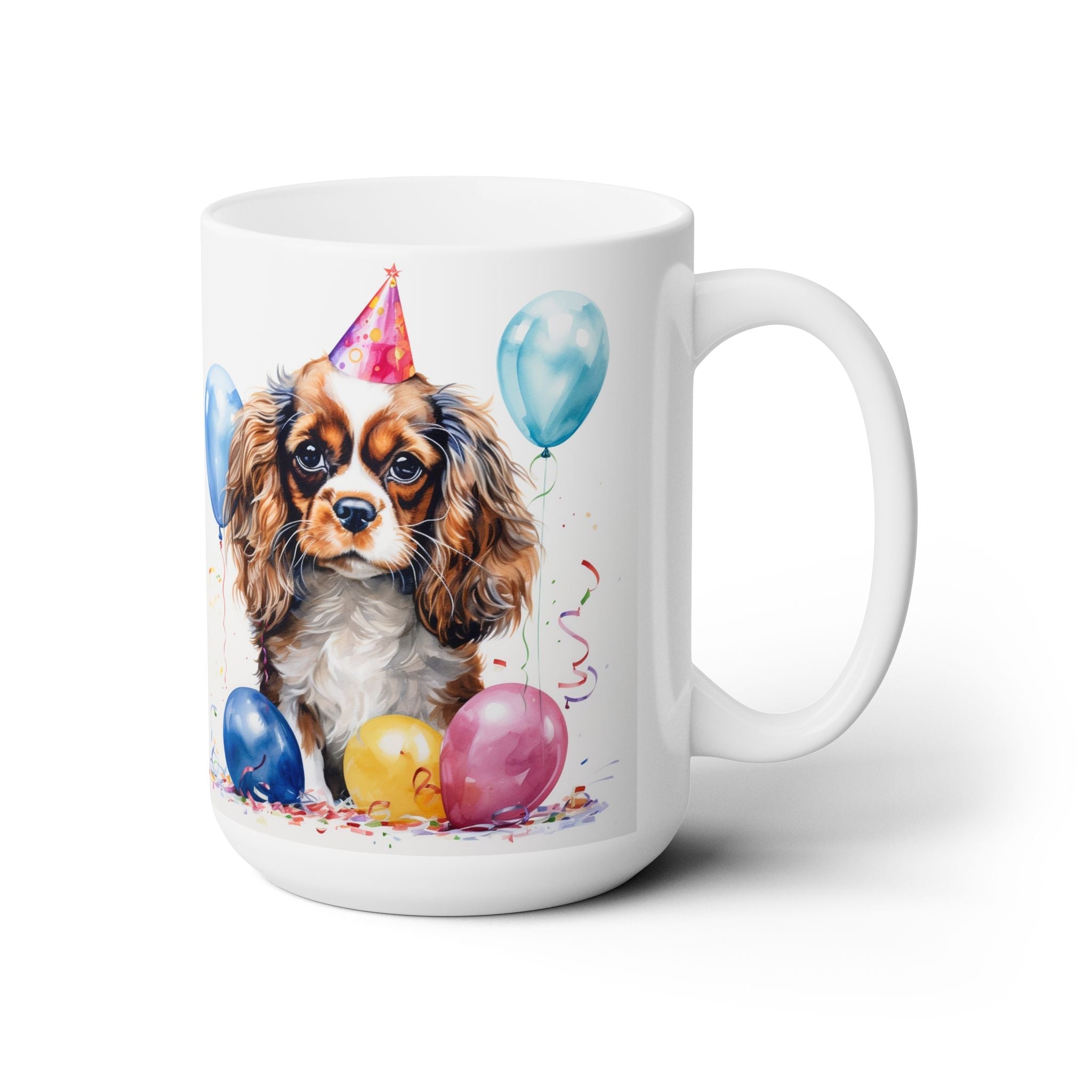 Cavie Celebration Mug - Cavalier King Charles Spaniel Birthday Gift - Darwin & Rose