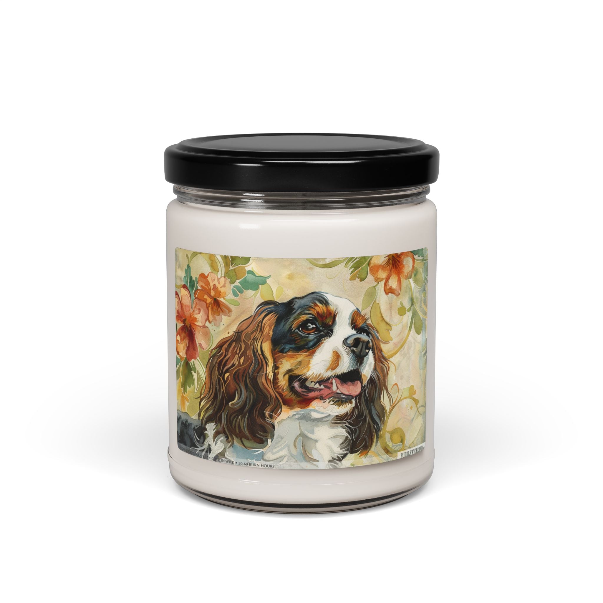 Cavalier King Charles Spaniel Candle - Vintage Pet Lover Gift - Darwin & Rose