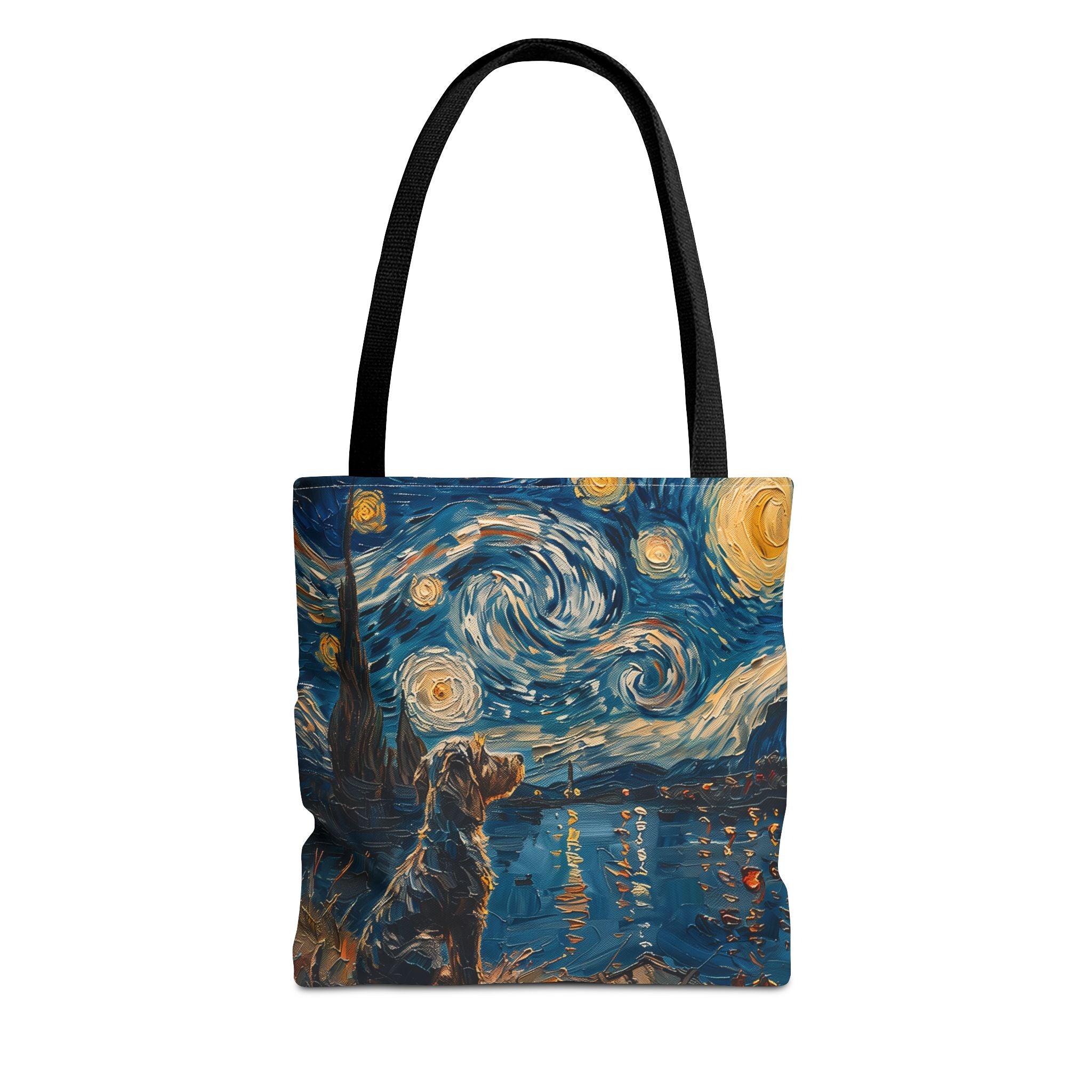 Starry Night Spaniel Tote Bag, Artistic Eco-Friendly Design - Darwin & Rose