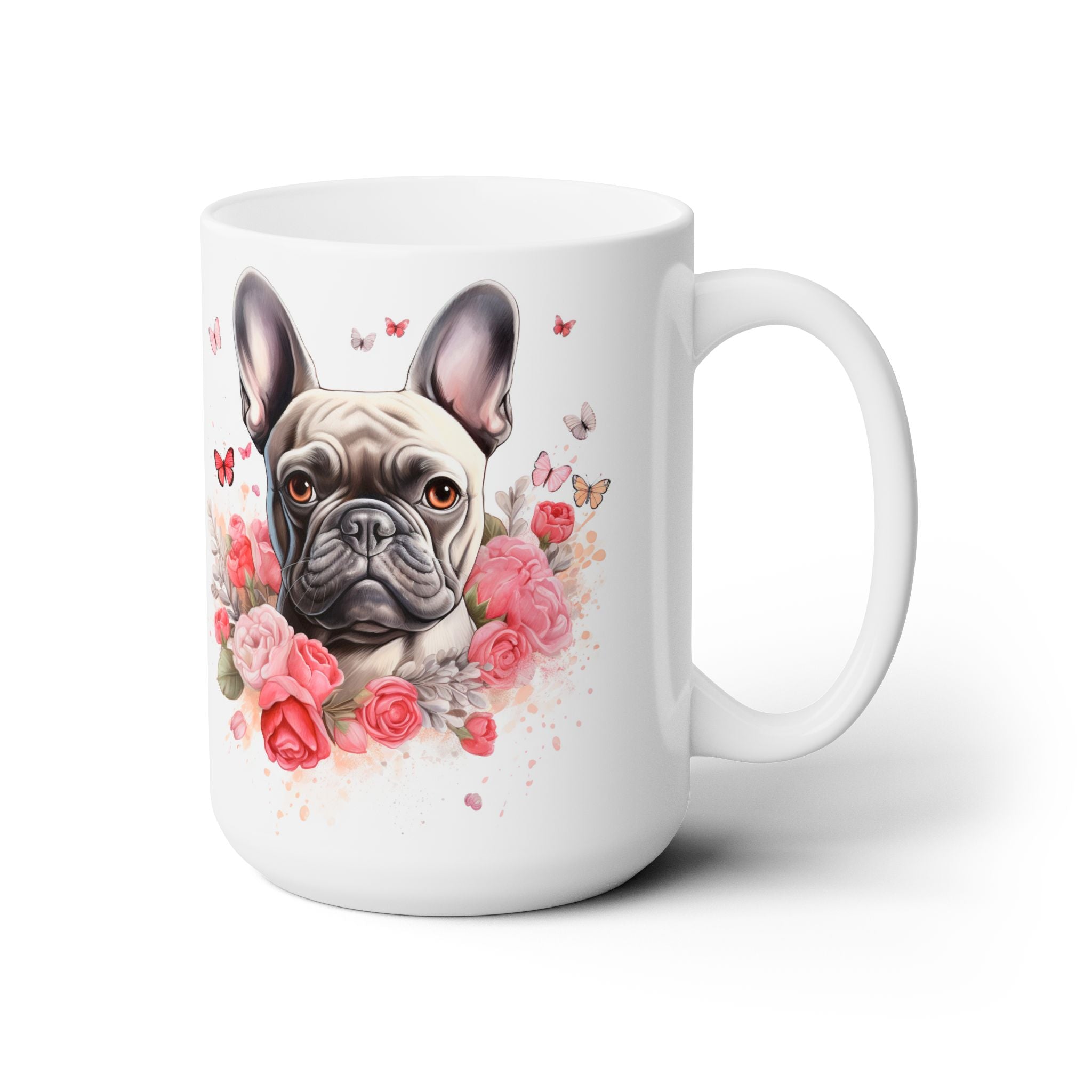Frenchie Love Mug - French Bulldog Valentine's Gift for Dog Moms - Darwin & Rose