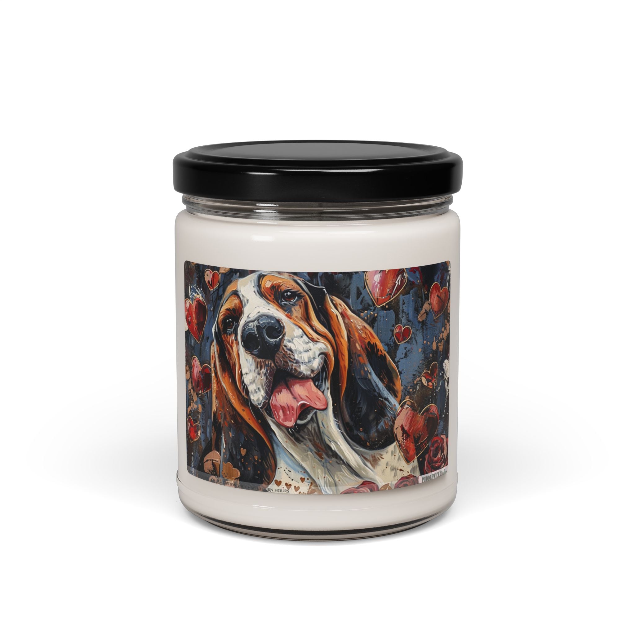 Basset Hound Love Candle - Heartfelt Pet Lover Gift - Darwin & Rose
