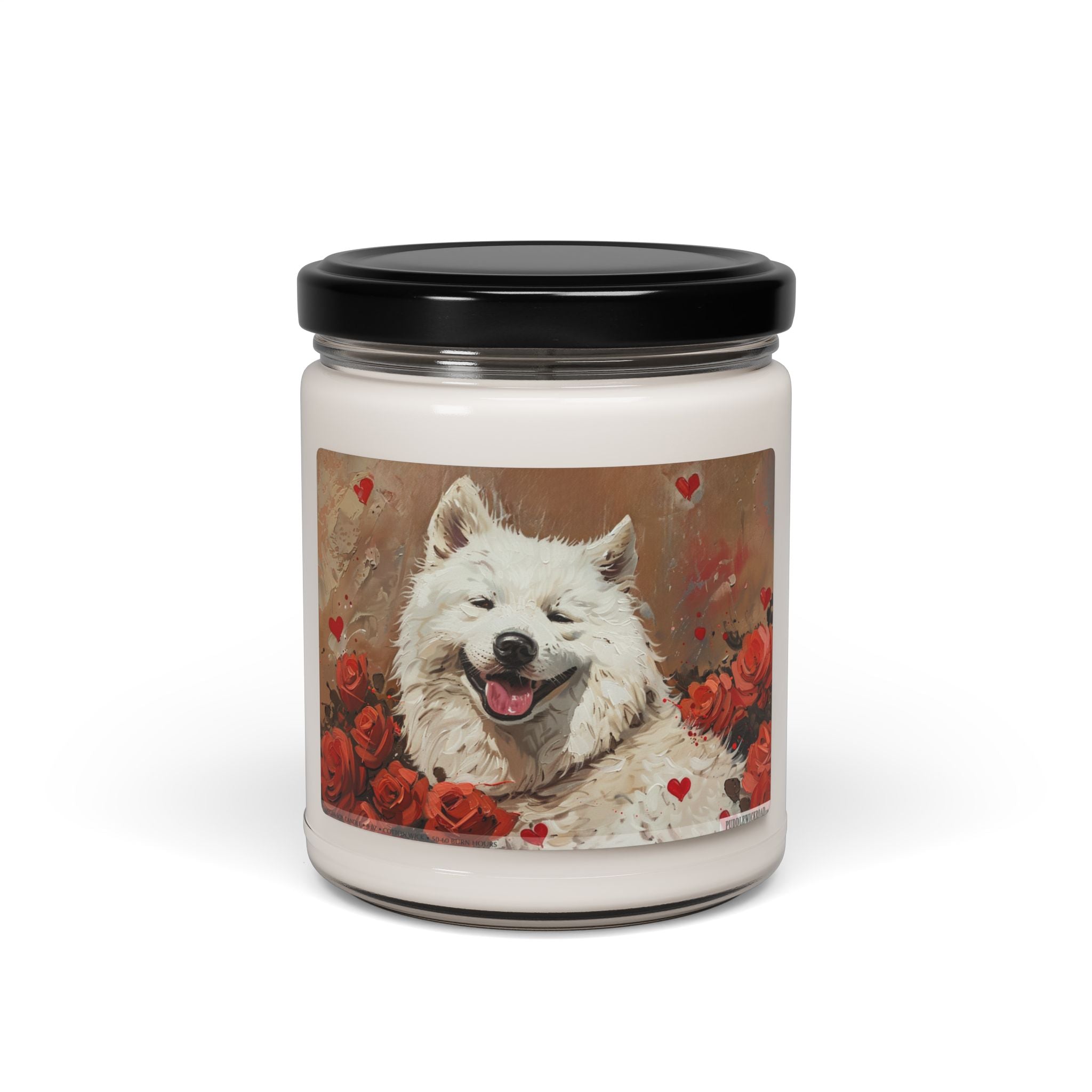 Samoyed Smile Candle - Cozy Art for Dog Lovers - Darwin & Rose