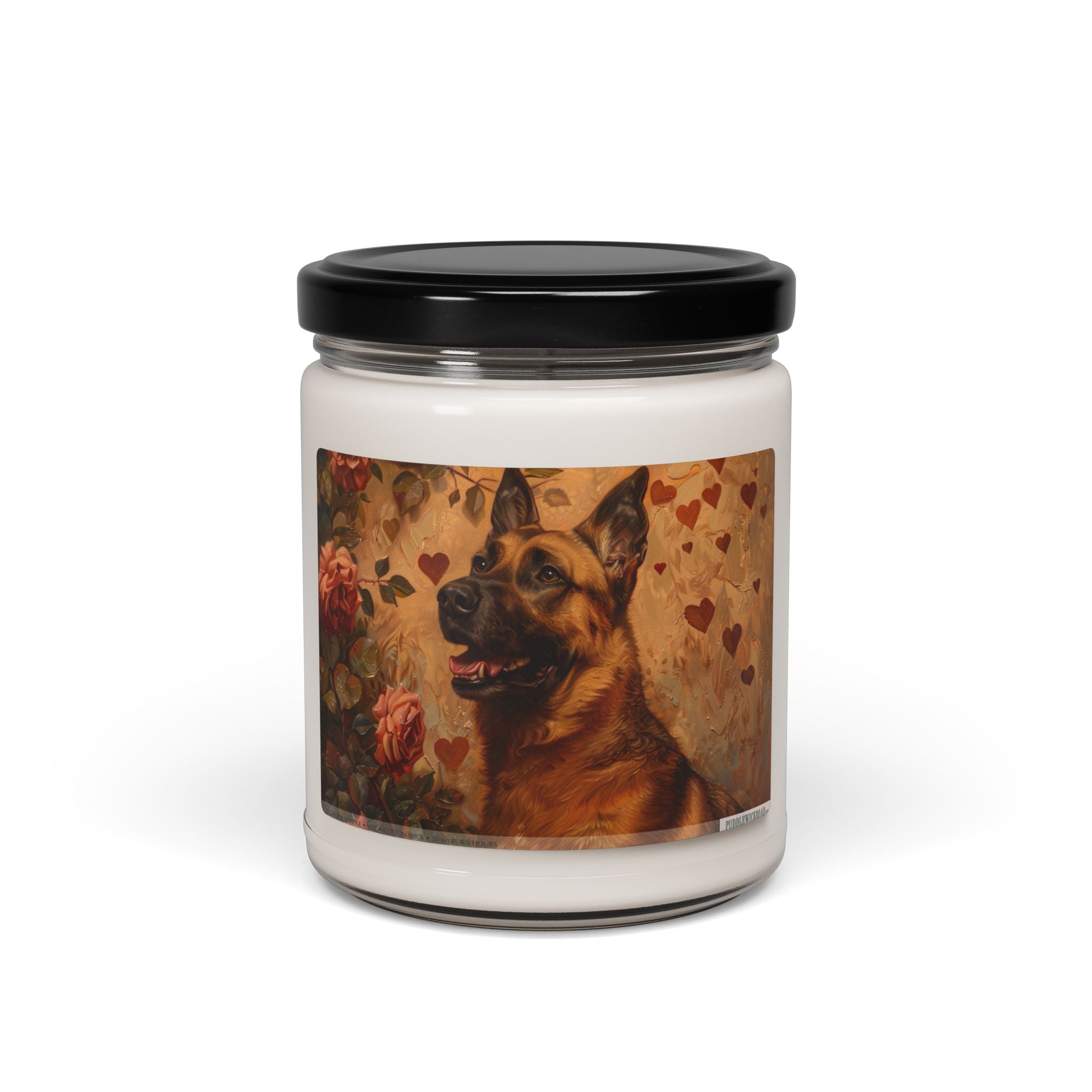 Belgian Malinois Vintage Candle - Dog Lover Gift & Pet Memorial - Darwin & Rose