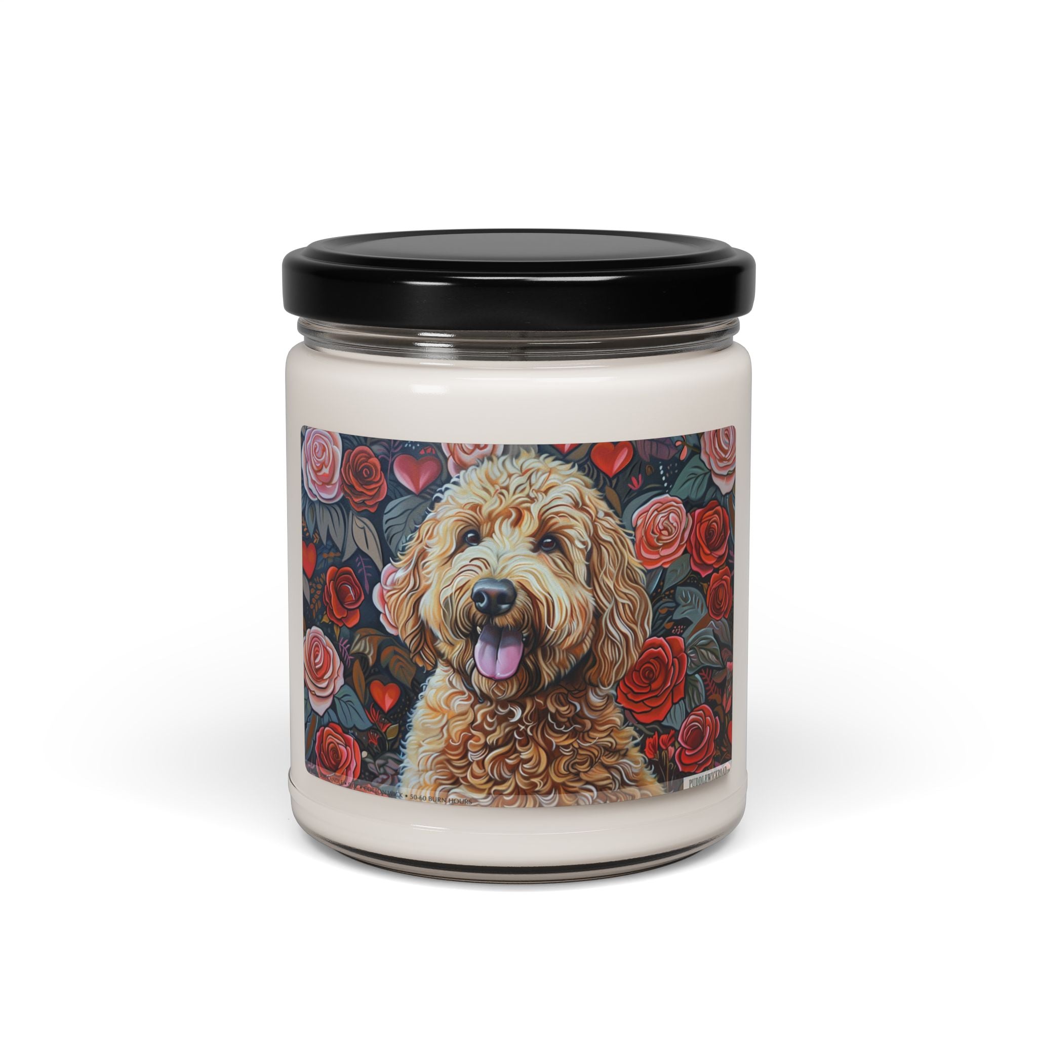Golden Goldendoodle Candle - Pet Lover Gift & Memorial Keepsake - Darwin & Rose