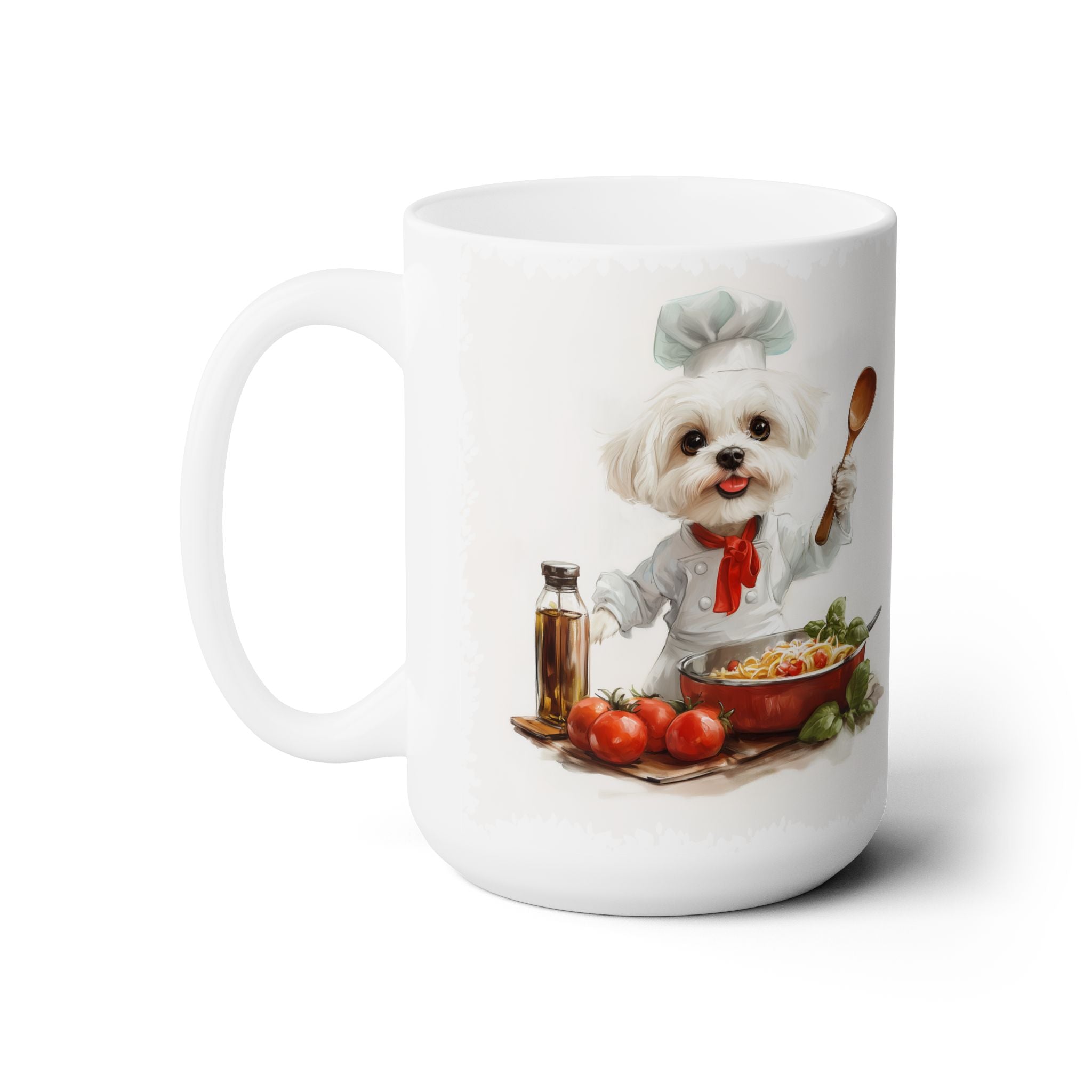 Maltese Chef Pup Coffee Mug - Funny Dog Lover Gift for Foodies - Darwin & Rose