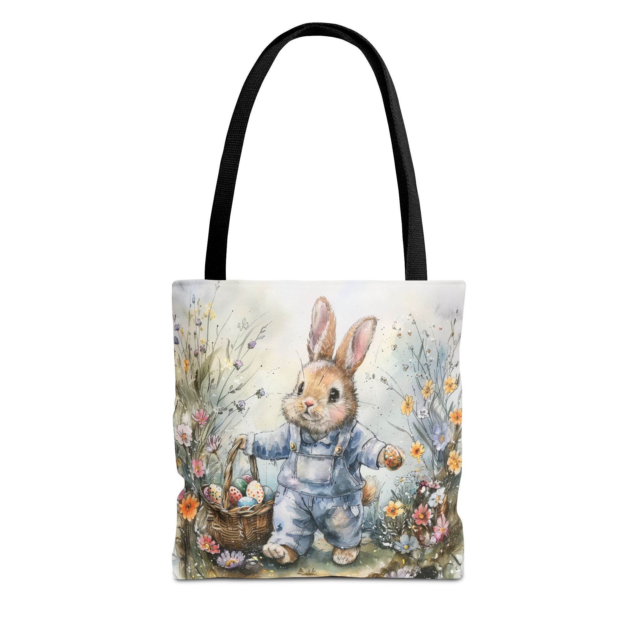 Easter Bunny Garden Tote Bag, Adorable Spring Design for Gift-Giving - Darwin & Rose