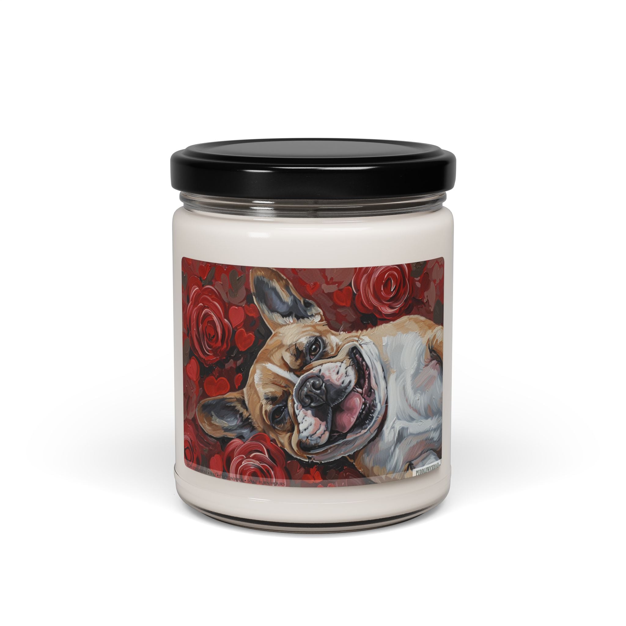 Frenchie Love Soy Candle - Adorable Dog Lover Gift - Darwin & Rose