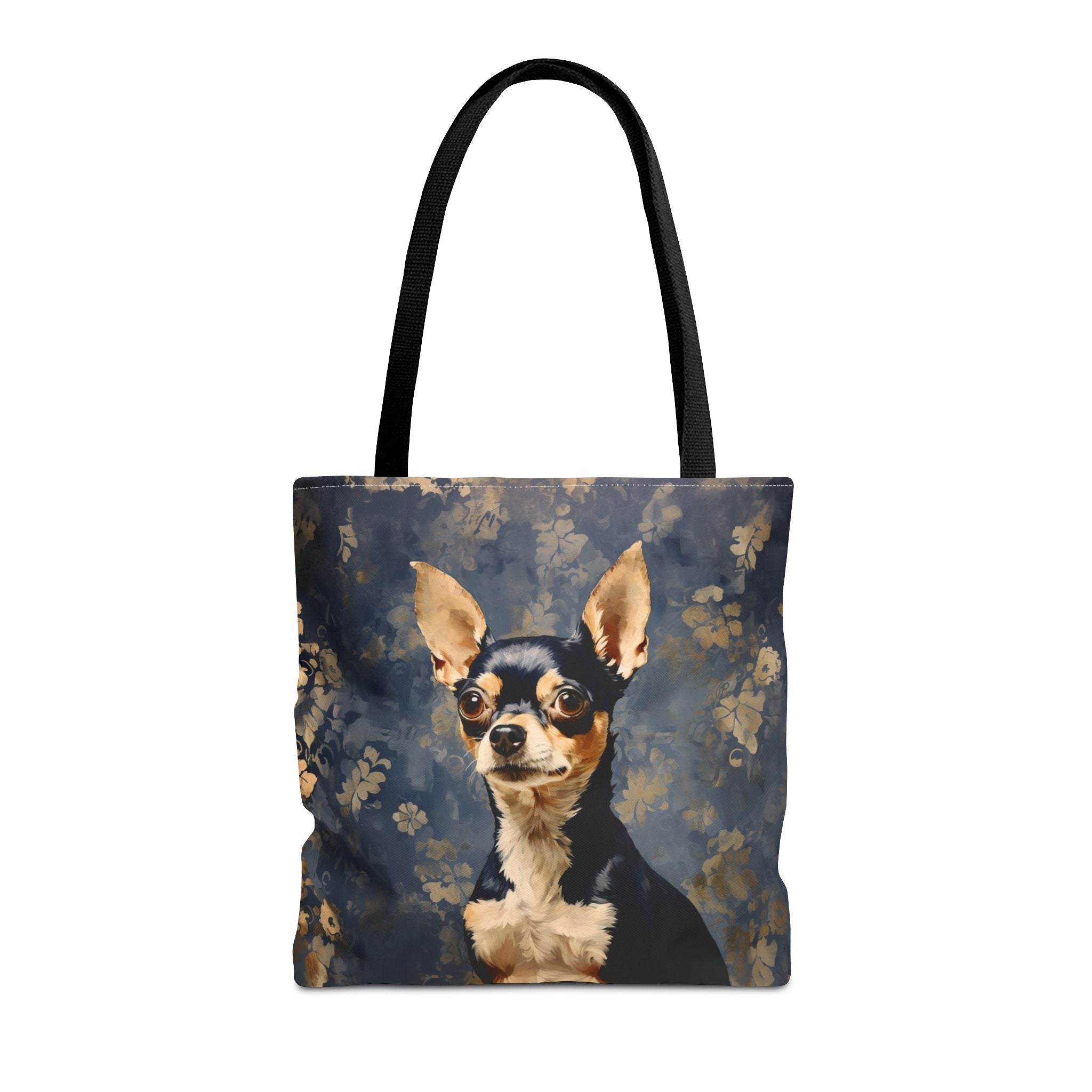 Chic Chihuahua Tote Bag - Floral Art Design for Dog Lovers - Darwin & Rose