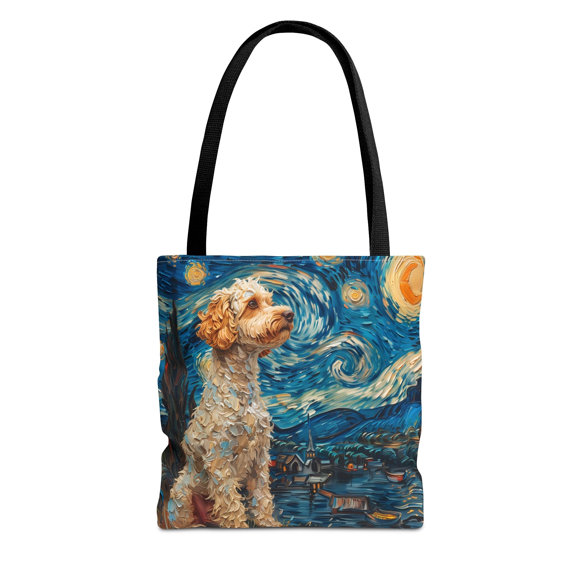 Starry Cockapoo Night Tote Bag, Artistic Eco-Friendly Shopping and Gift Bag - Darwin & Rose