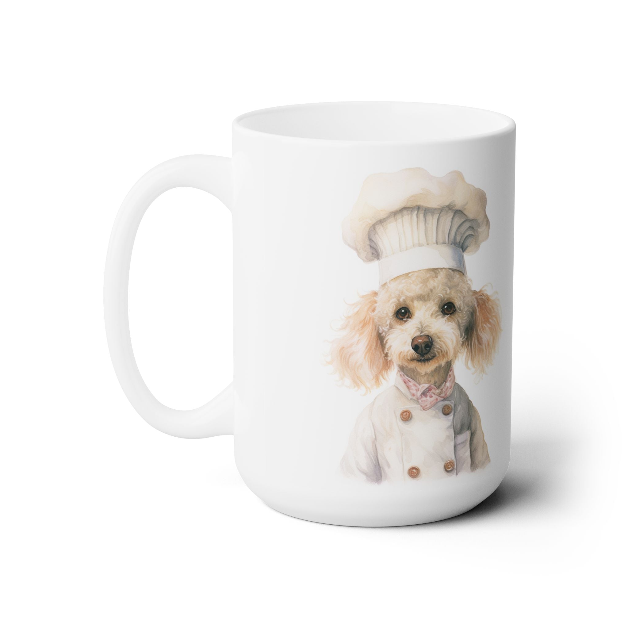 Poodle Chef's Delight Mug - Artistic Coffee Cup for Dog Lovers - Darwin & Rose
