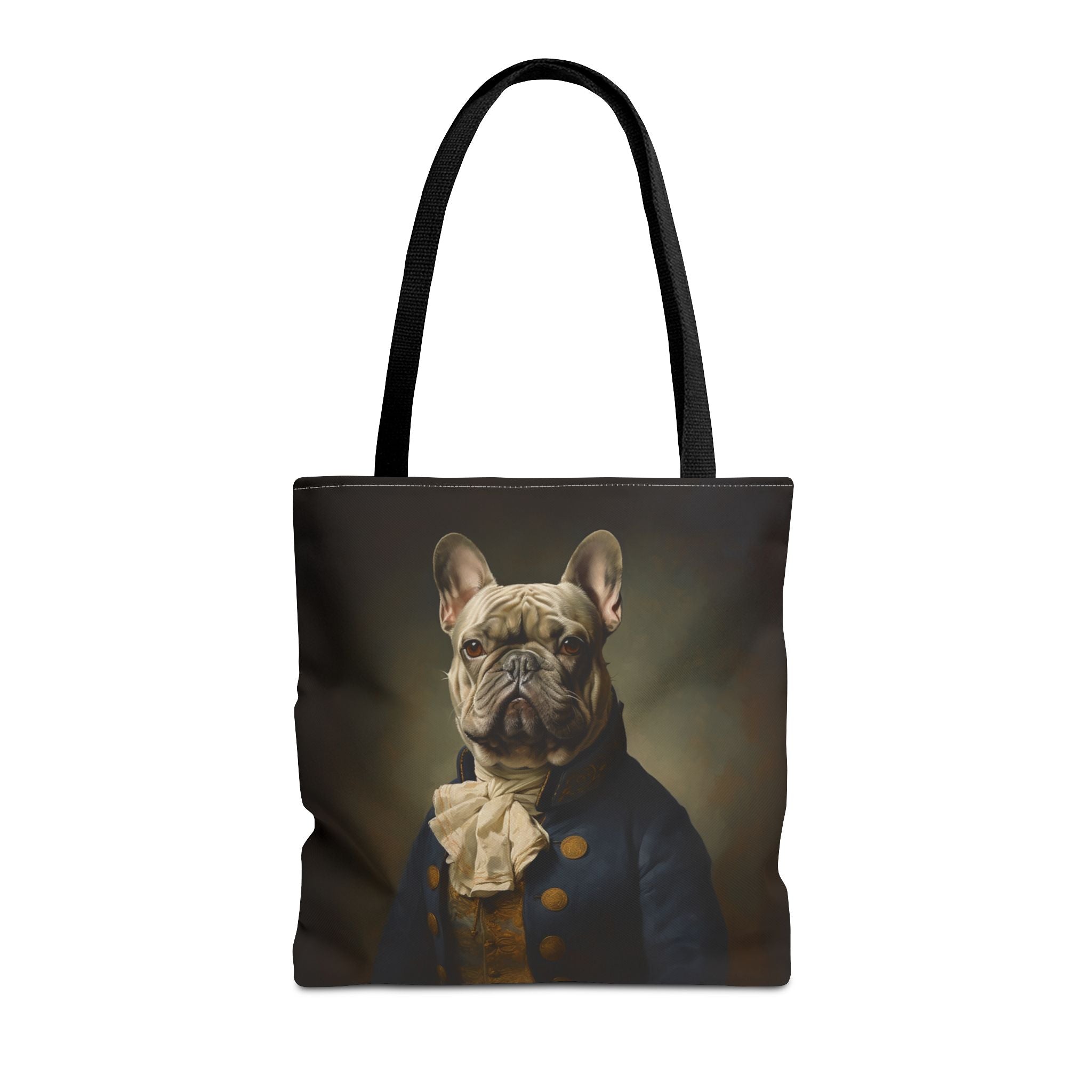 French Bulldog Admiral Canvas Tote Bag for Dog Lovers - Darwin & Rose