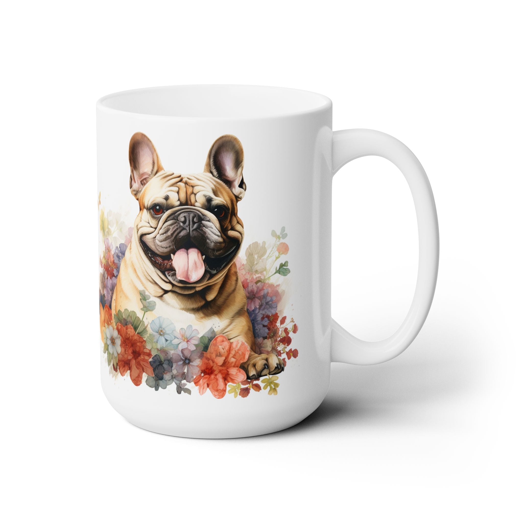 Frenchie Floral Delight Mug - Perfect Gift for Dog Lovers - Darwin & Rose