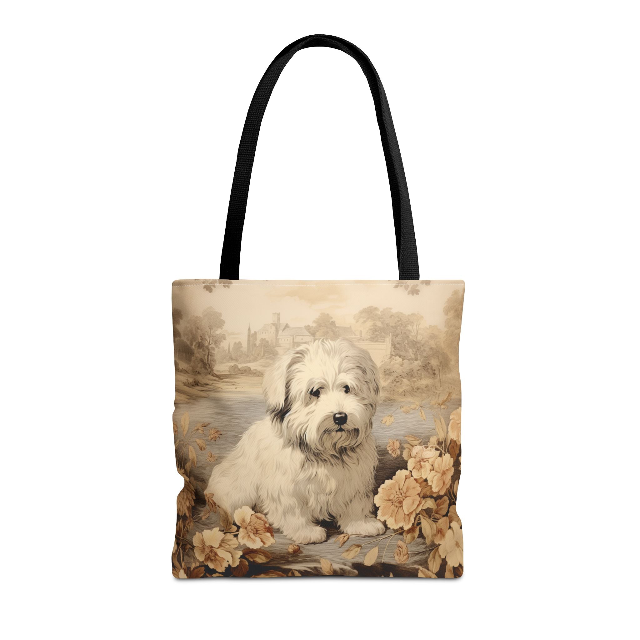 Old English Sheepdog Rustic Autumn Tote Bag, Cozy and Versatile Design - Darwin & Rose
