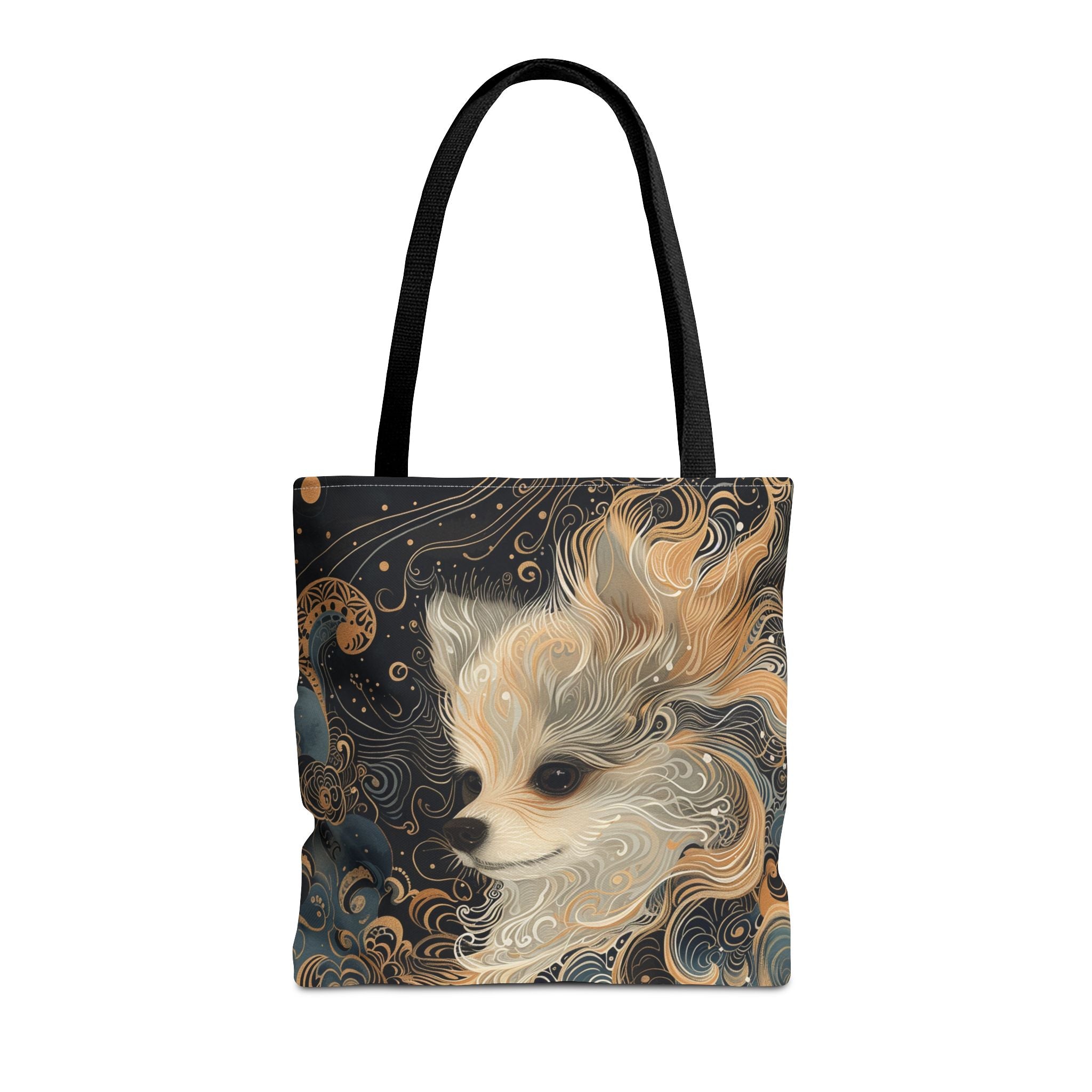 Enchanted Pomeranian Tote Bag - Celestial Art for Dog Lovers - Darwin & Rose