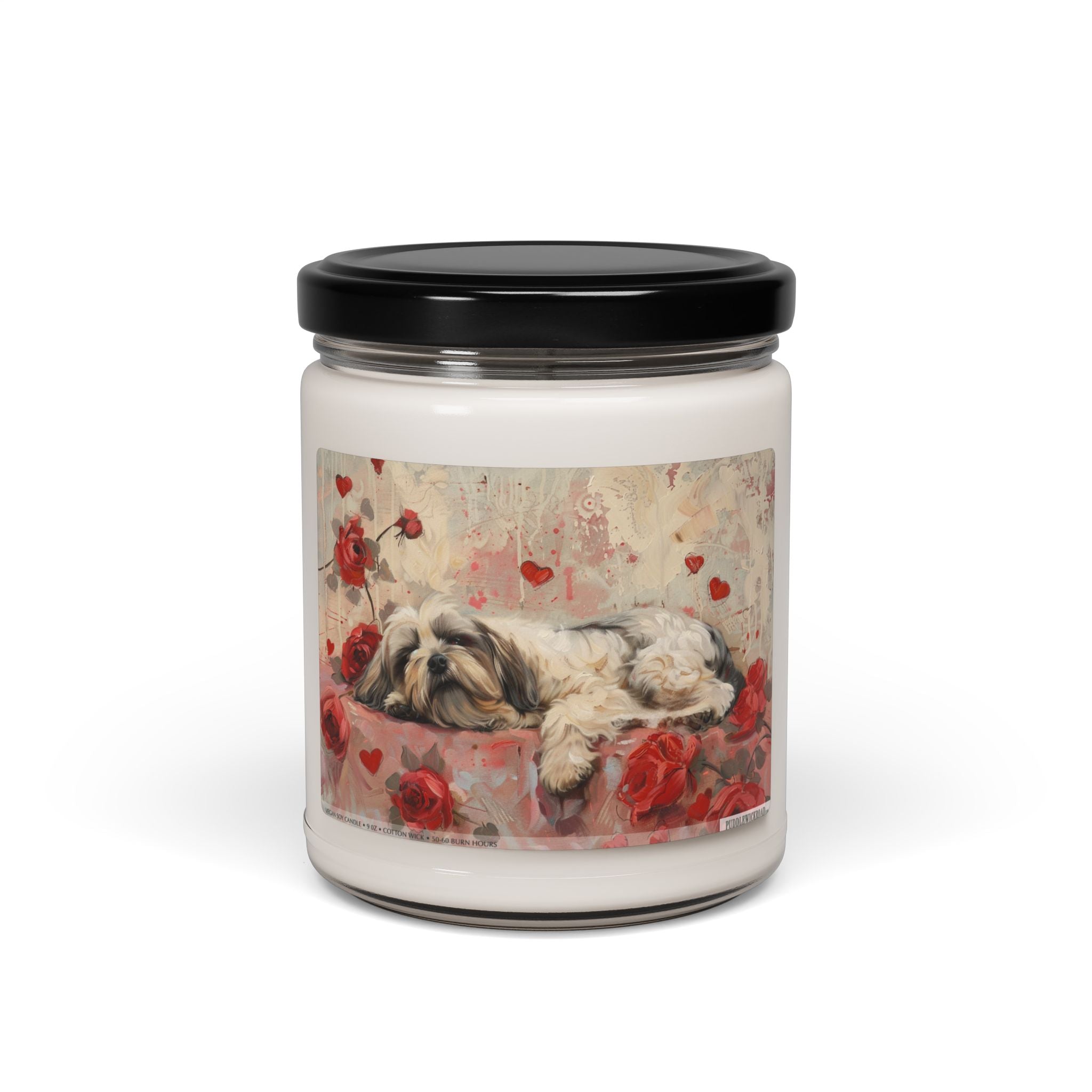 Shih Tzu Candle - Adorable Dog Lover Soy Candle Gift - Darwin & Rose