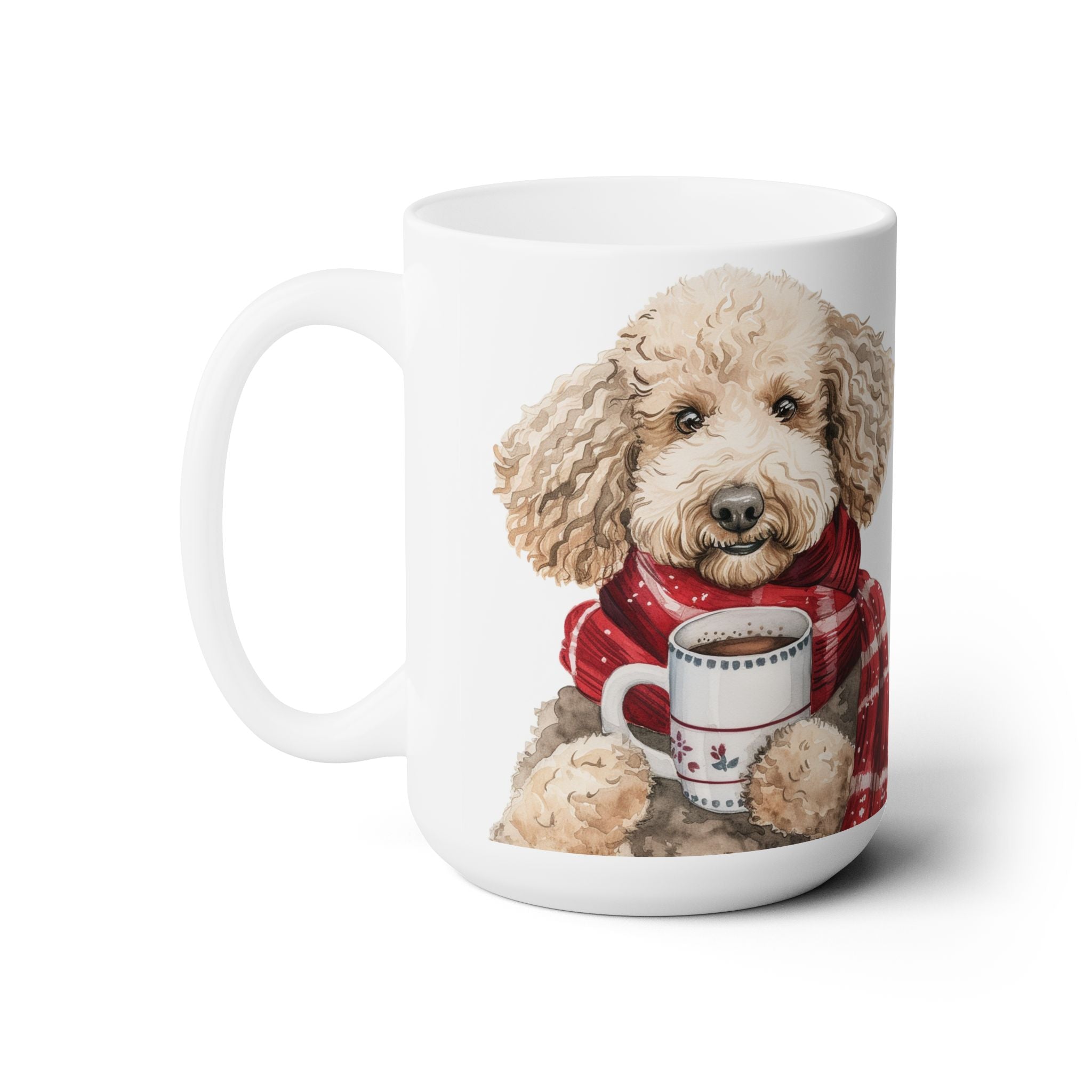 Poodle Lover's Cozy Winter Mug - Perfect Gift for Dog Moms - Darwin & Rose