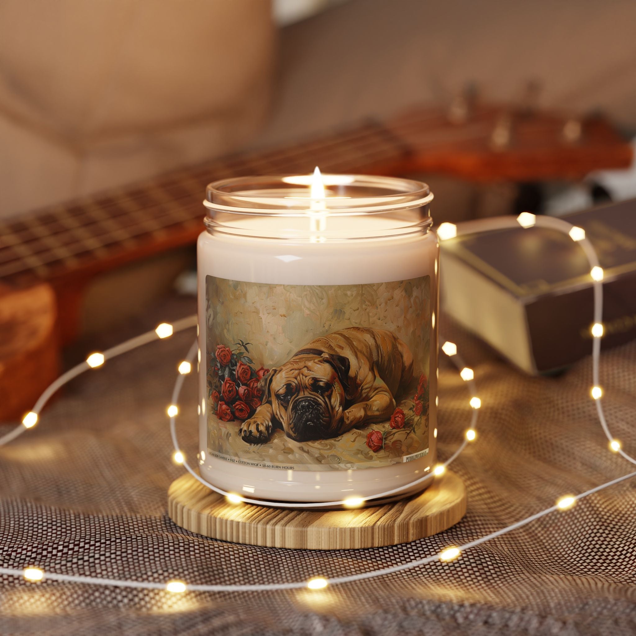 Majestic Mastiff Scented Candle - Cozy Gift for Dog Lovers - Darwin & Rose