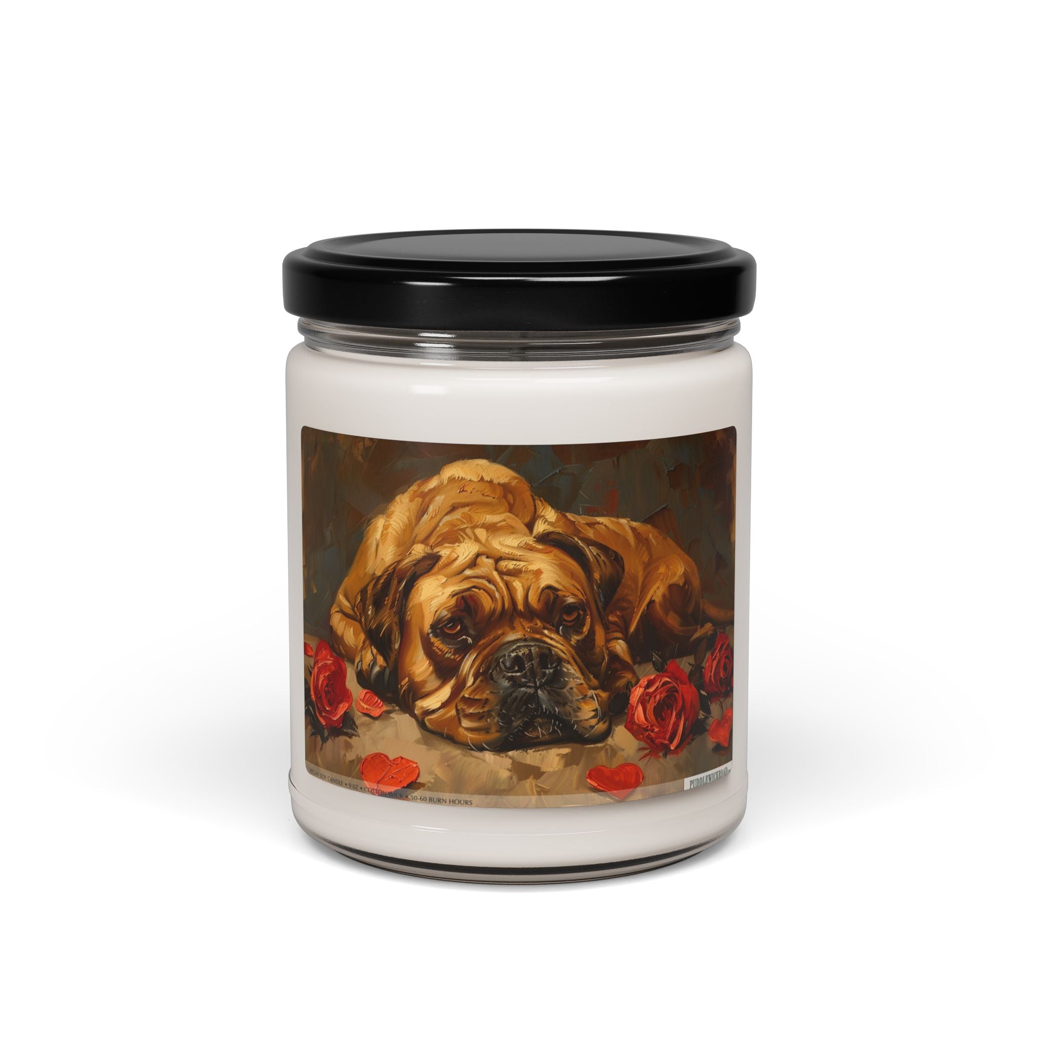 Mastiff Memorial Candle - Heartfelt Gift for Dog Lovers - Darwin & Rose