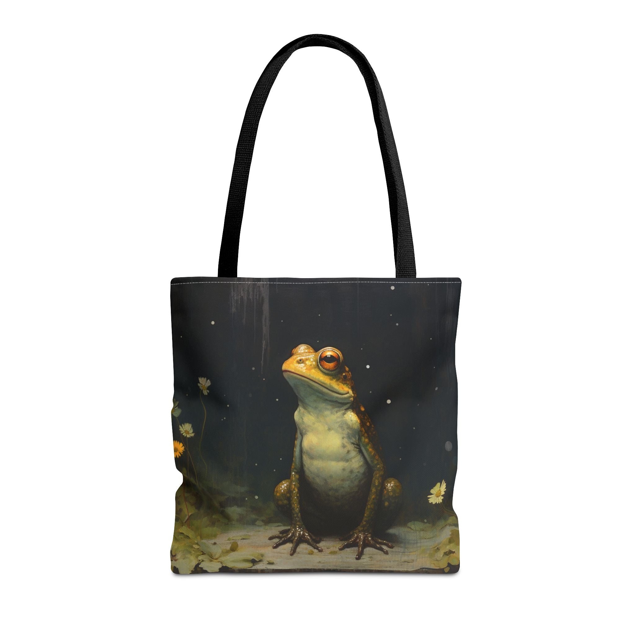 Frog-Themed Eco Tote Bag, Artistic and Nature-Inspired Canvas Bag - Darwin & Rose