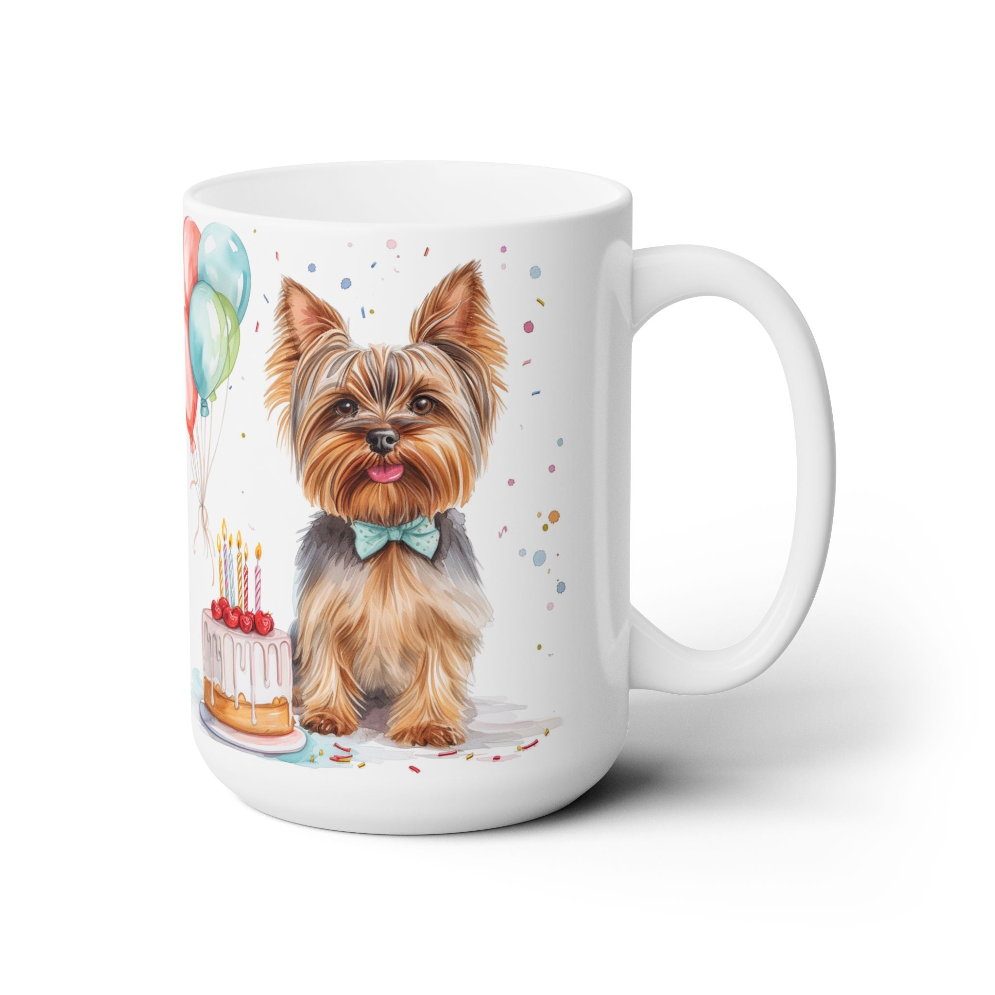 Yorkie Birthday Celebration Mug - Adorable Yorkie Dog Lover Gift - Darwin & Rose