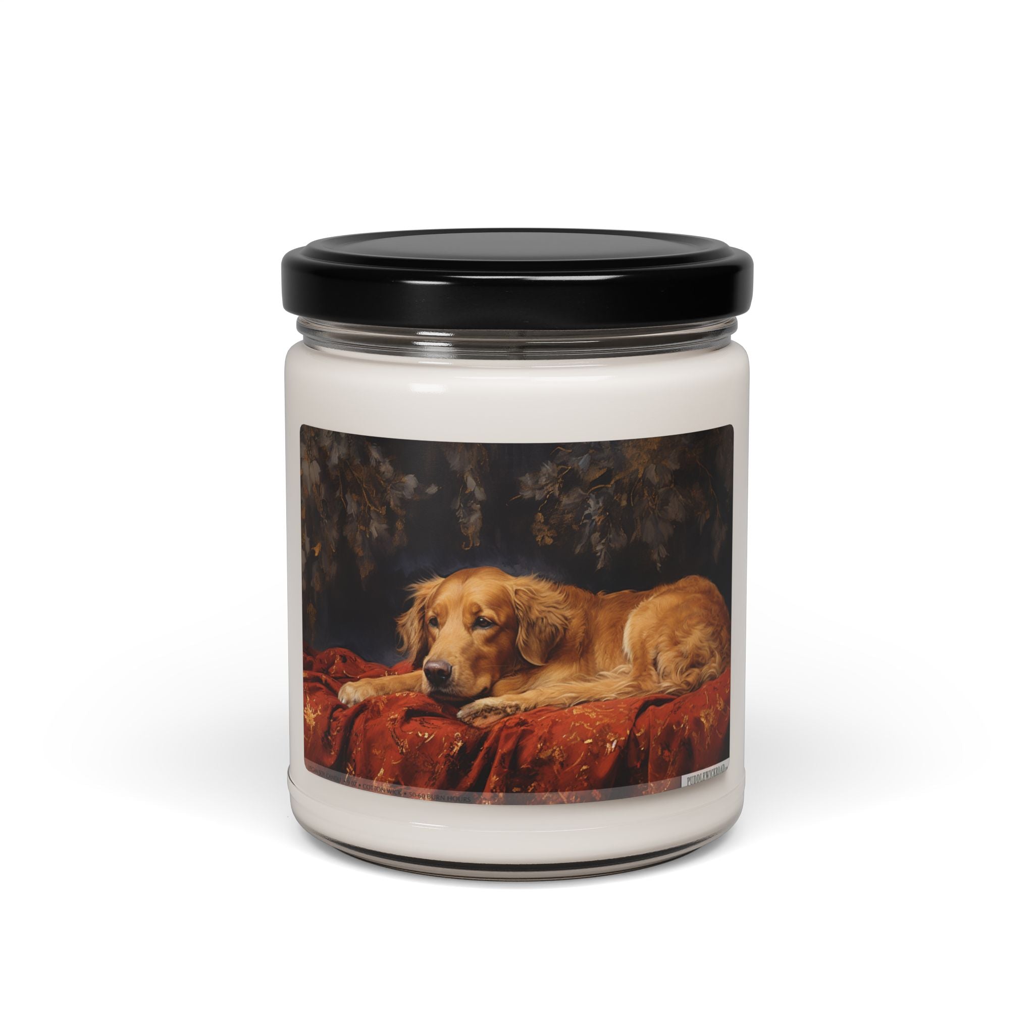 Golden Retriever Candle - Cozy Scented Gift for Pet Lovers - Darwin & Rose